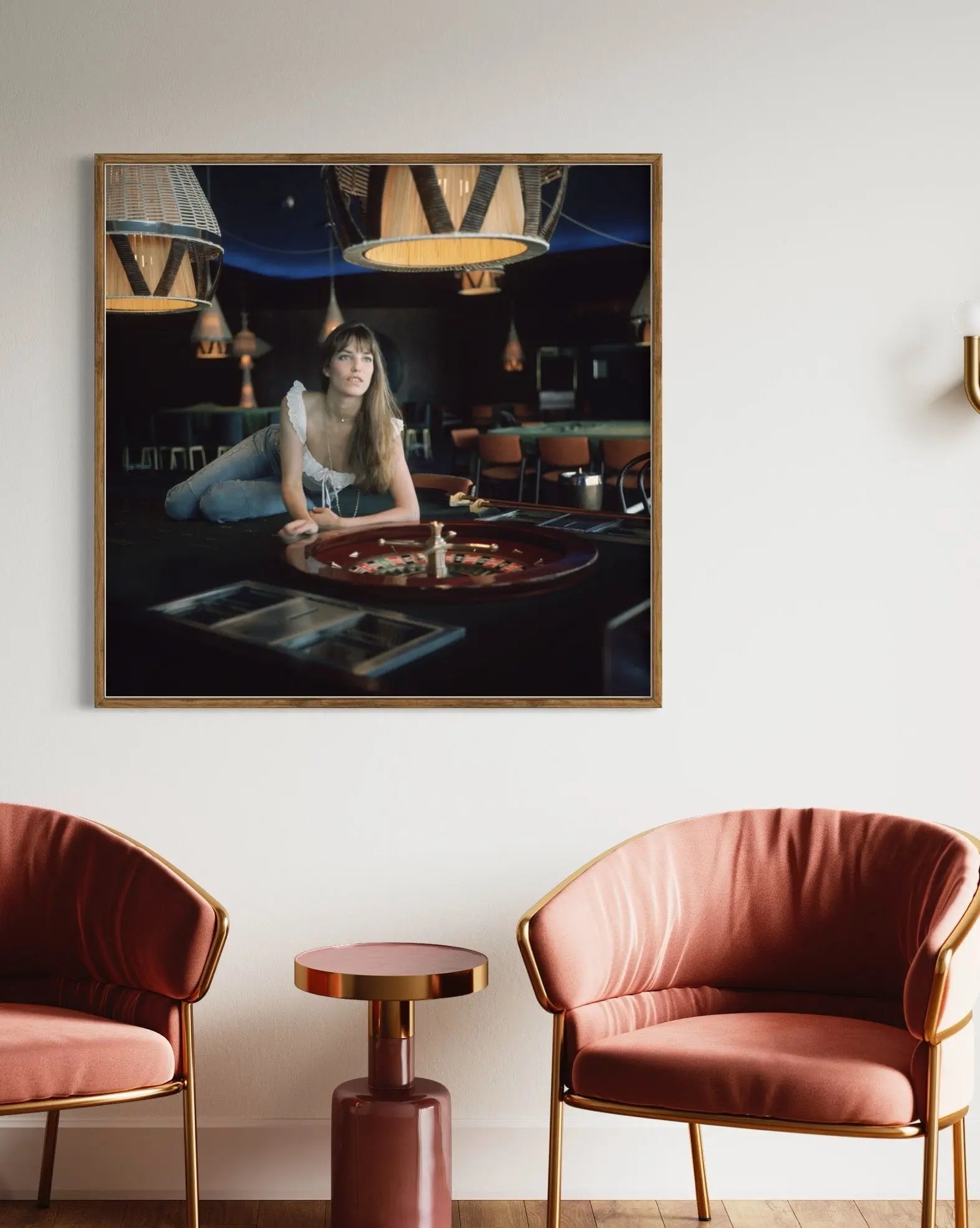Jane Birkin on Roulette Table by Keystone showcased in a designer room setting