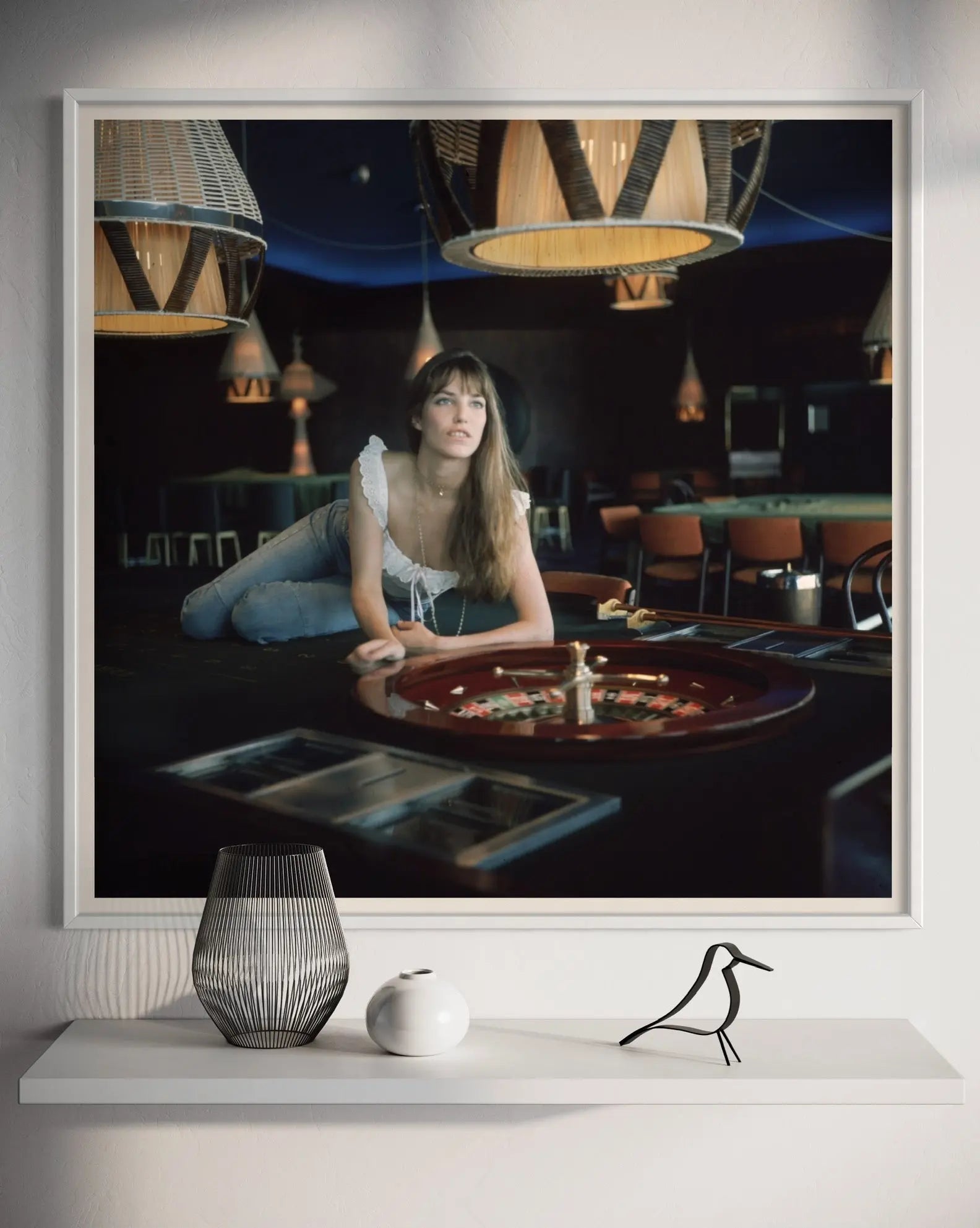 Jane Birkin on Roulette Table by Keystone displayed in a modern living room interior