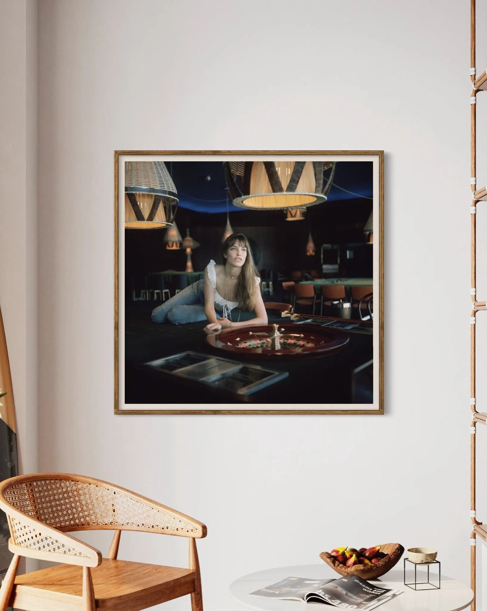 Jane Birkin on Roulette Table by Keystone styled in a contemporary interior setting