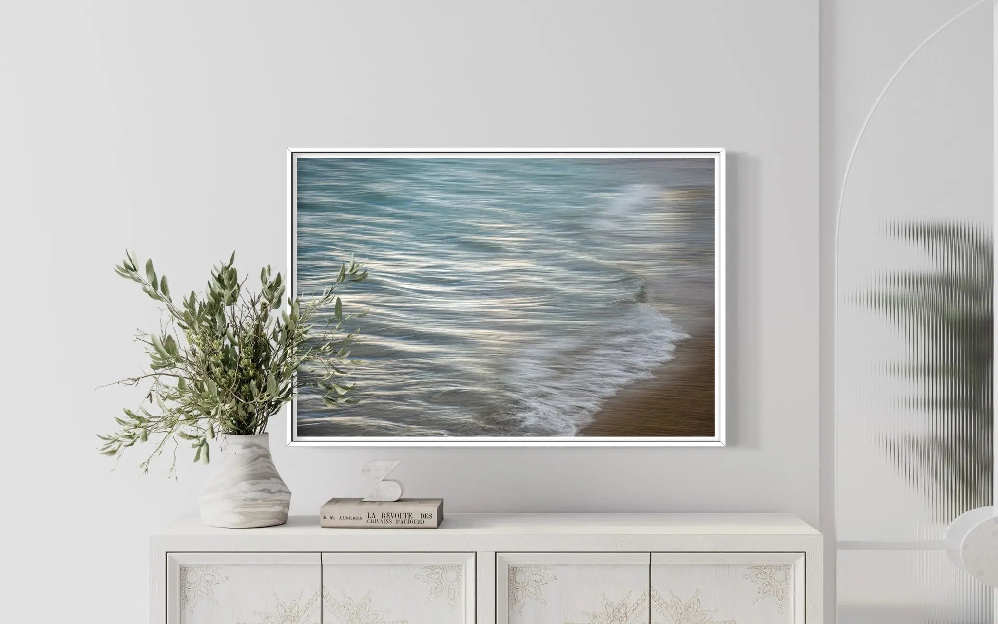 Pencil Waves by Ana Bonet styled in a contemporary interior setting
