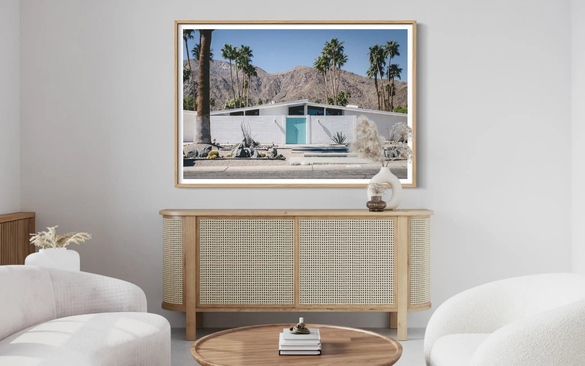 Palm Springs House 2 by Jed Gordon-Moran displayed in a modern living room interior