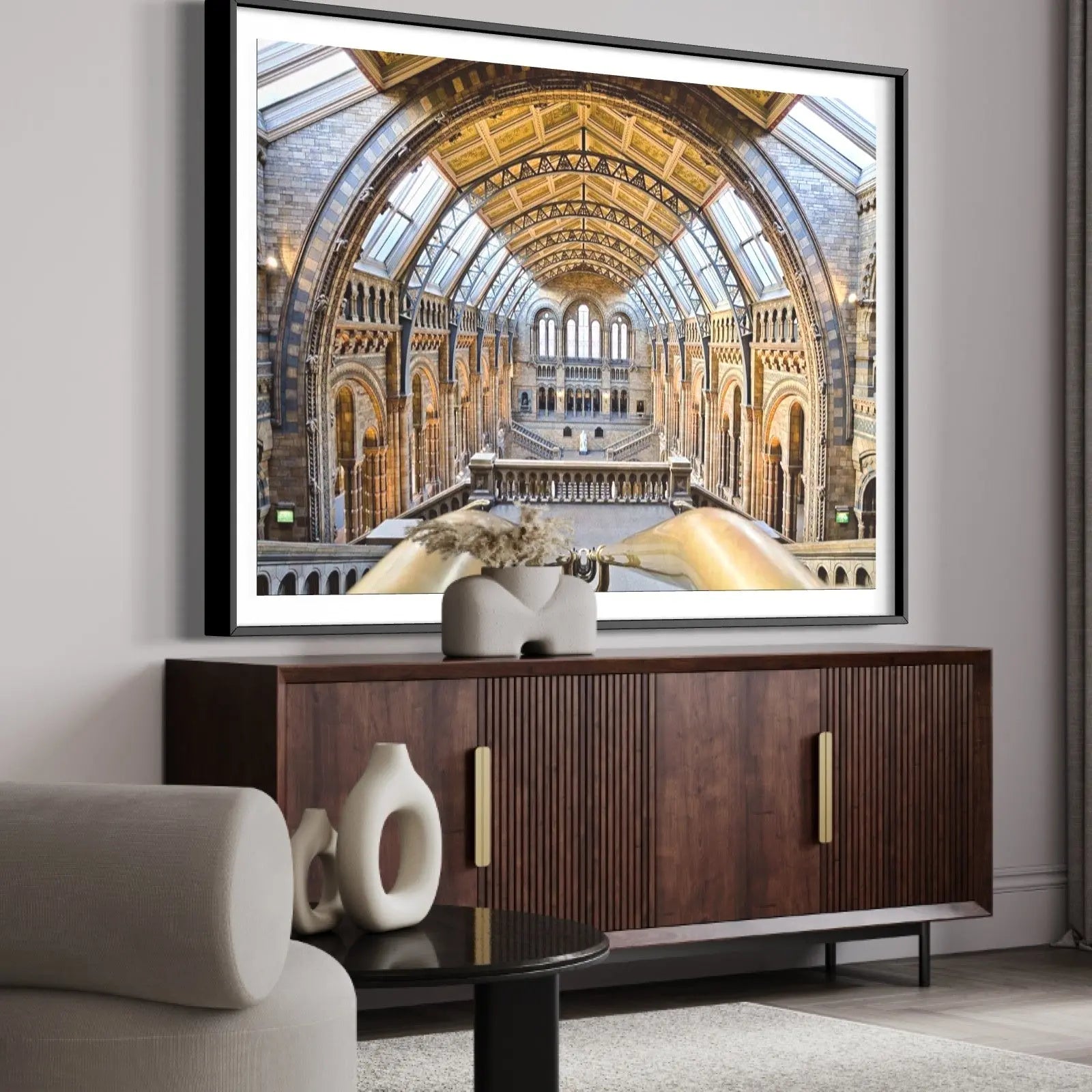 The National History Museum by M. Beck styled in a contemporary interior setting