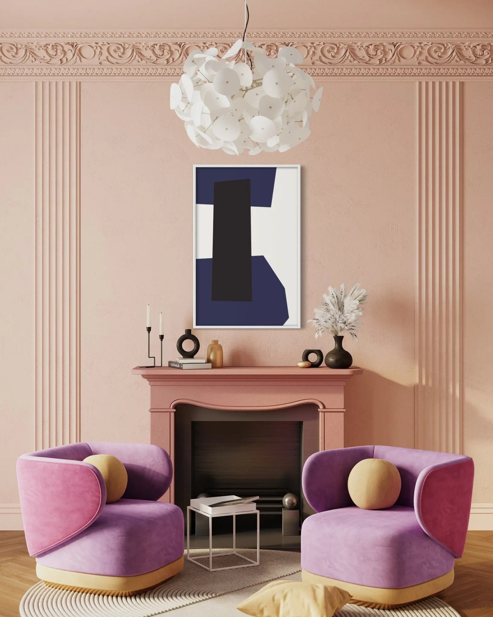 Untitled 2850 by Pedro Nuka styled in a contemporary interior setting