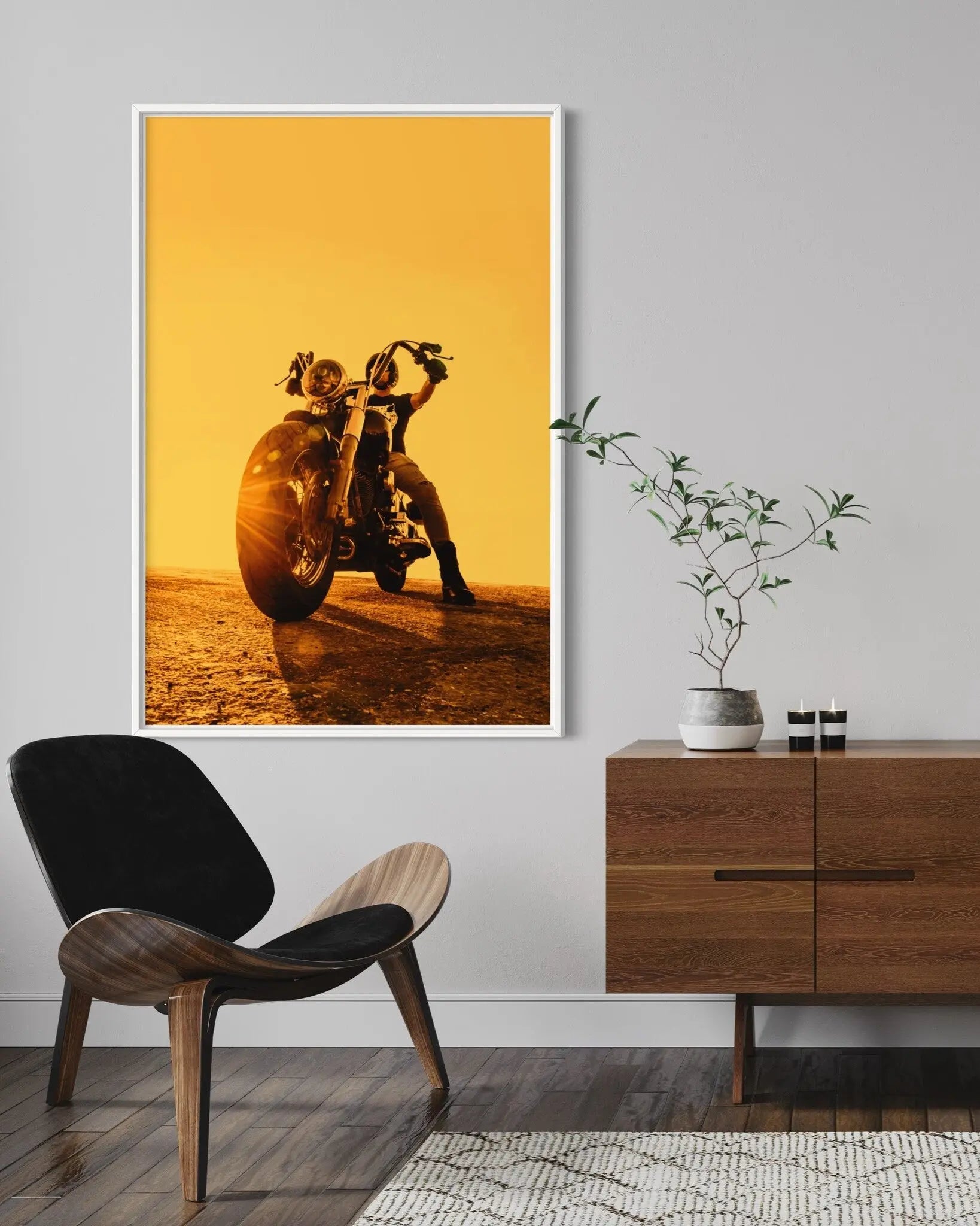 Dust In The Sun by N. David presented in a curated interior design