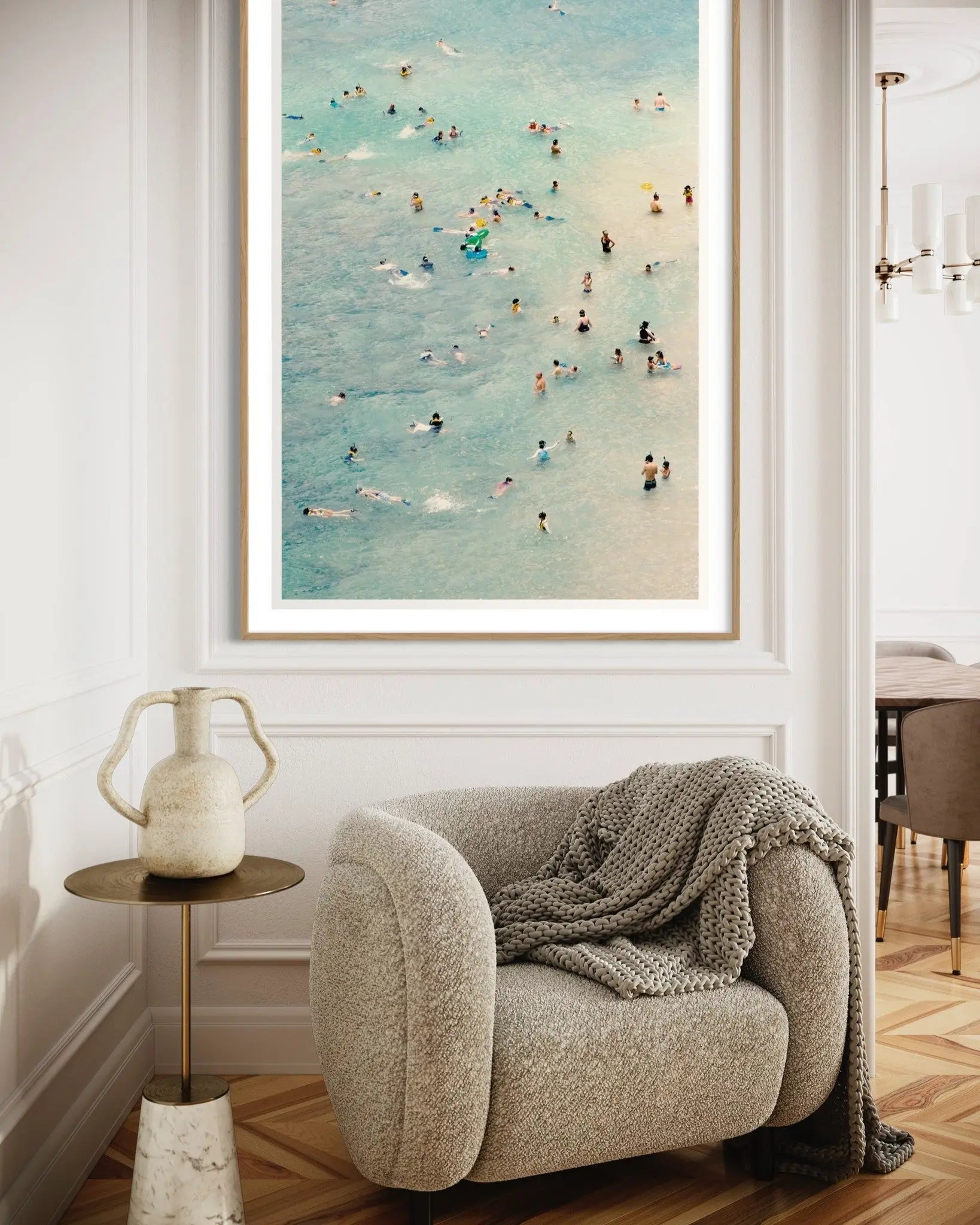 Chia Beach in Sardinia by Francesco Alessandrini styled in a contemporary interior setting