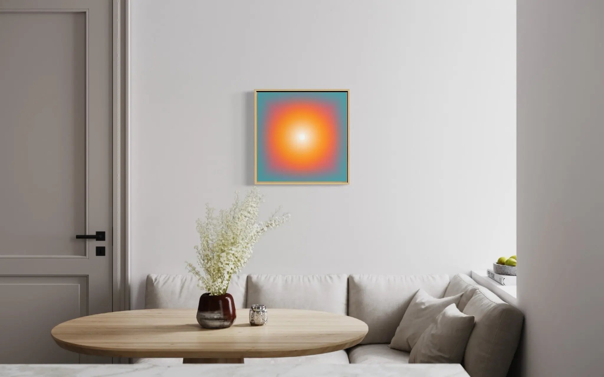 Sun Halo by Alejandro Franseschini styled in a contemporary interior setting