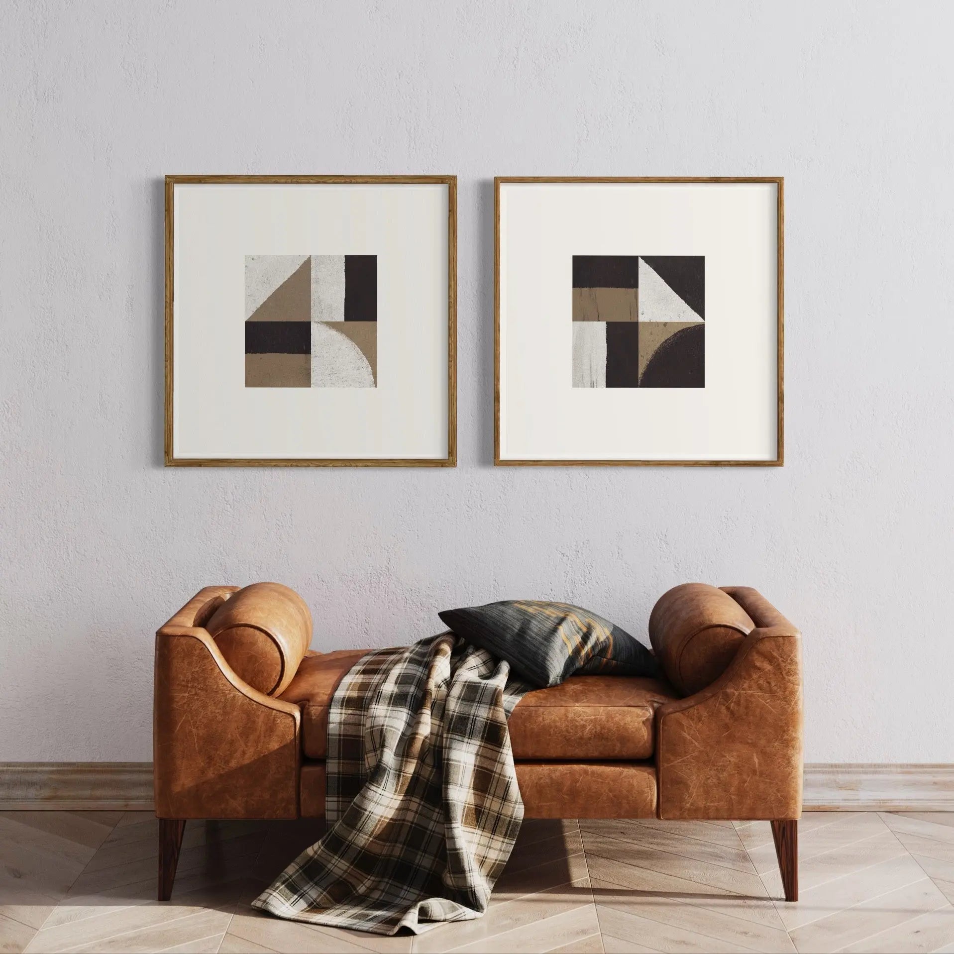 Mindset A by Alejandro Franseschini displayed in a modern living room interior