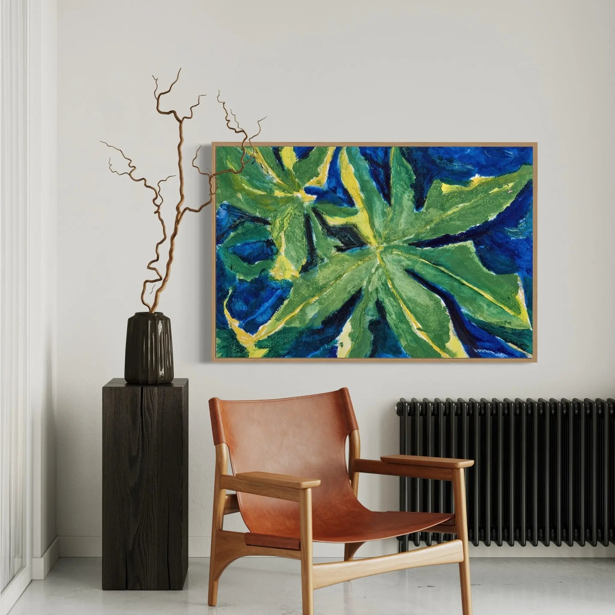 Nature Studies 2 by Evelyn Ogly featured in an elegant interior space