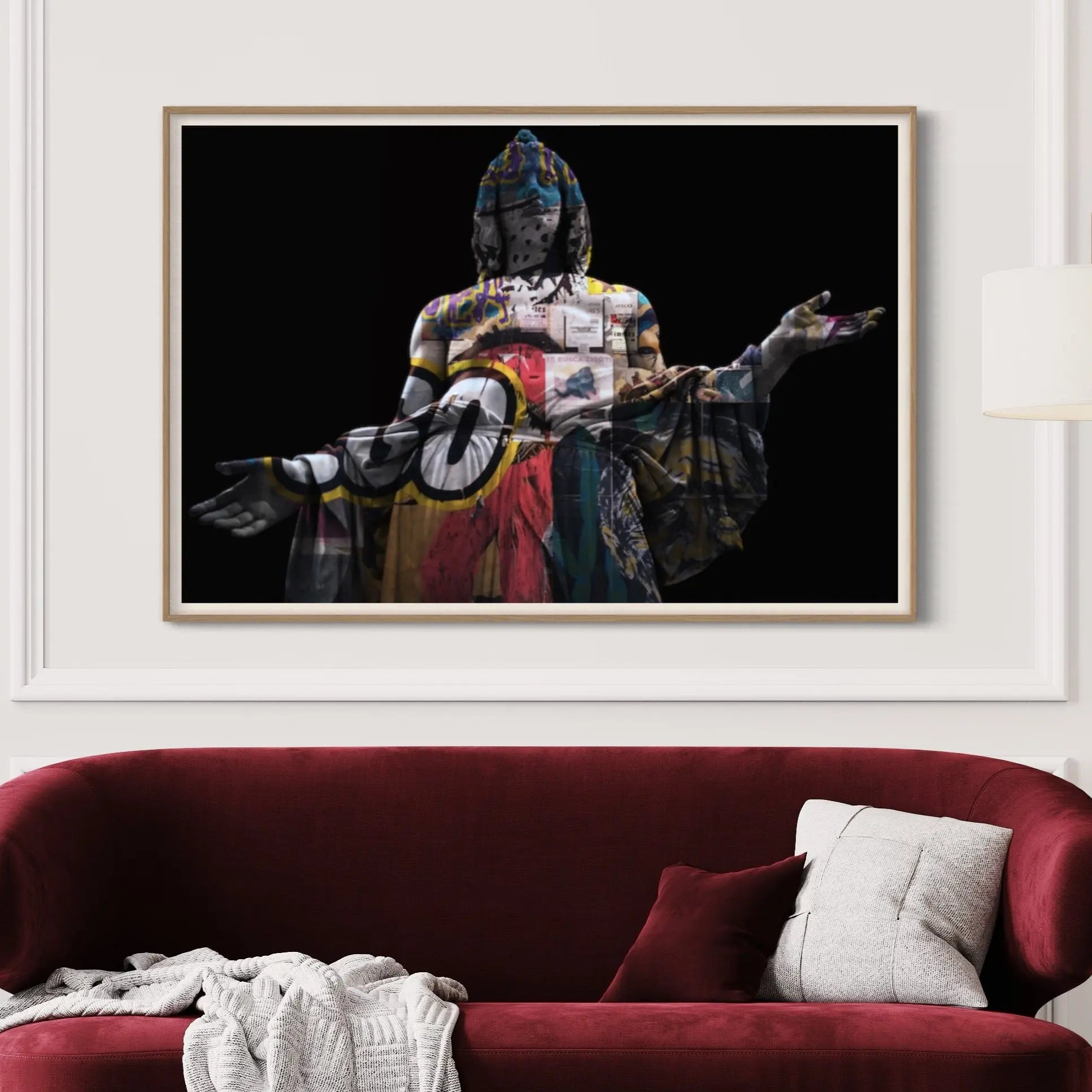 Classic Stories by Francesco Alessandrini displayed in a modern living room interior