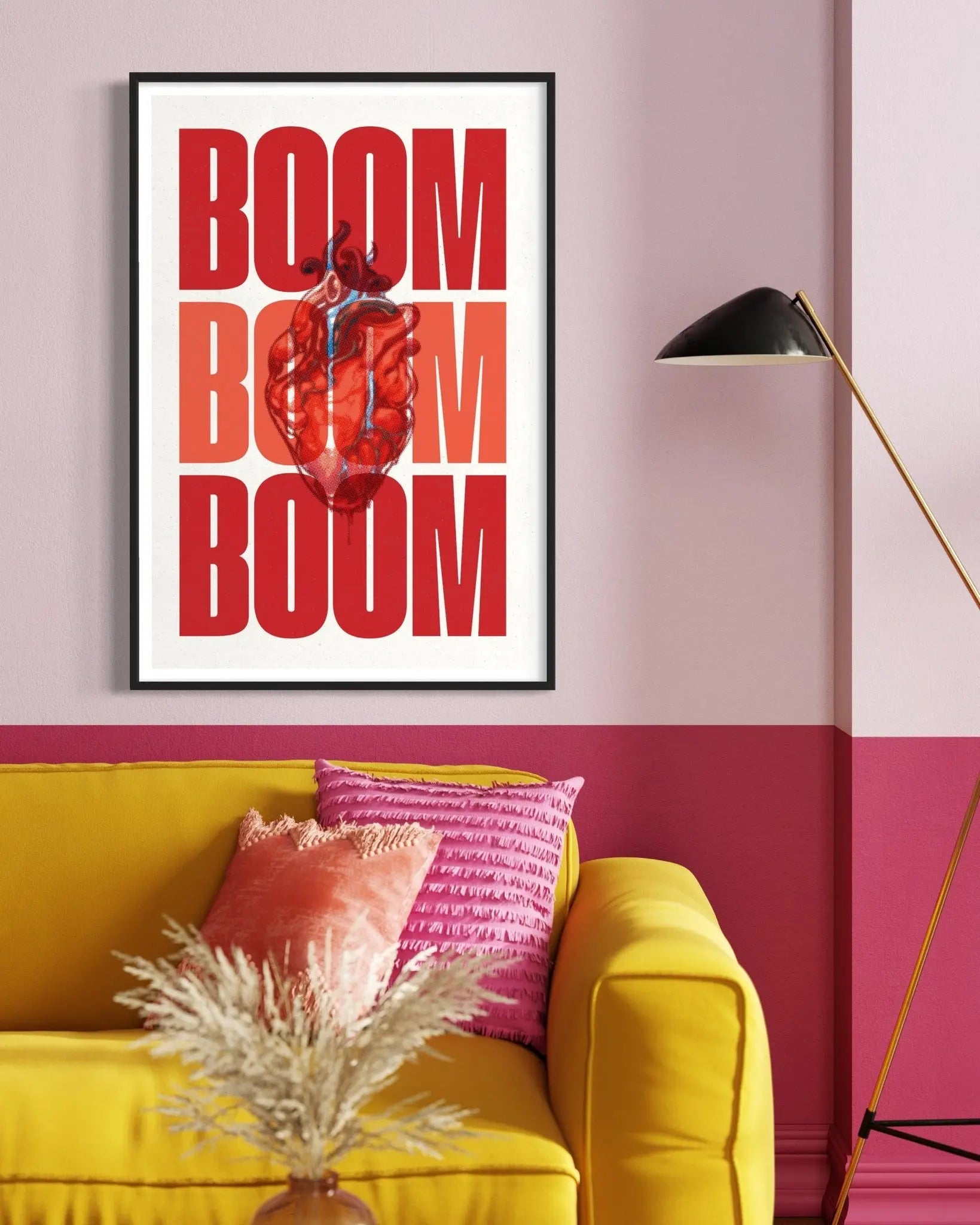 Boom Boom by Alejandro Franseschini displayed in a modern living room interior