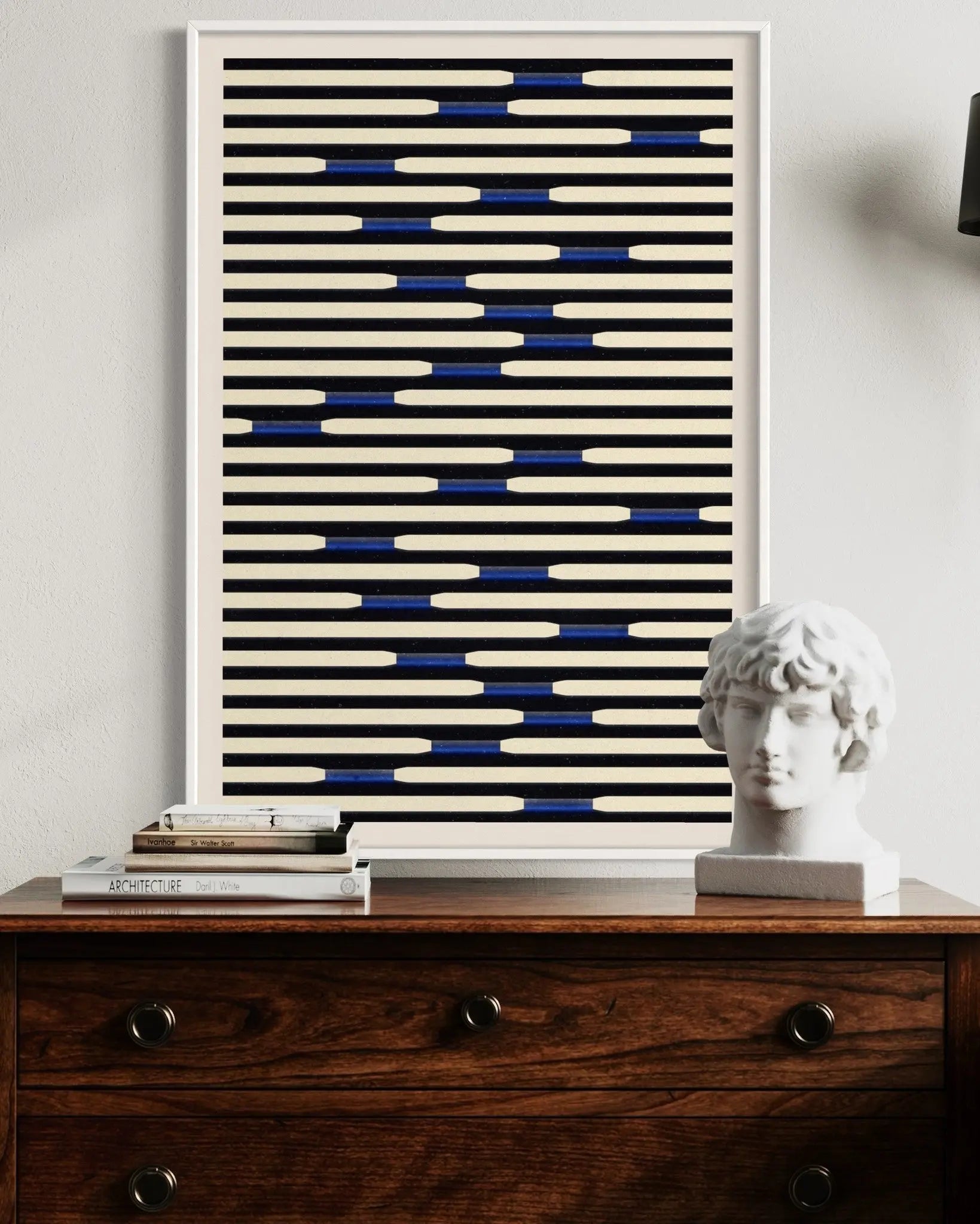 Britannicus by Alejandro Franseschini displayed in a modern living room interior