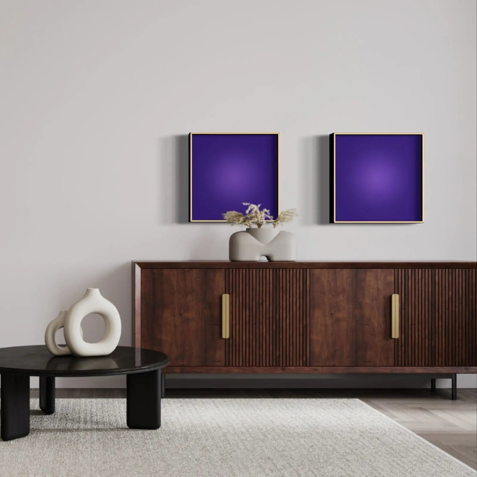 Amethyst Halo by Alejandro Franseschini showcased in a designer room setting