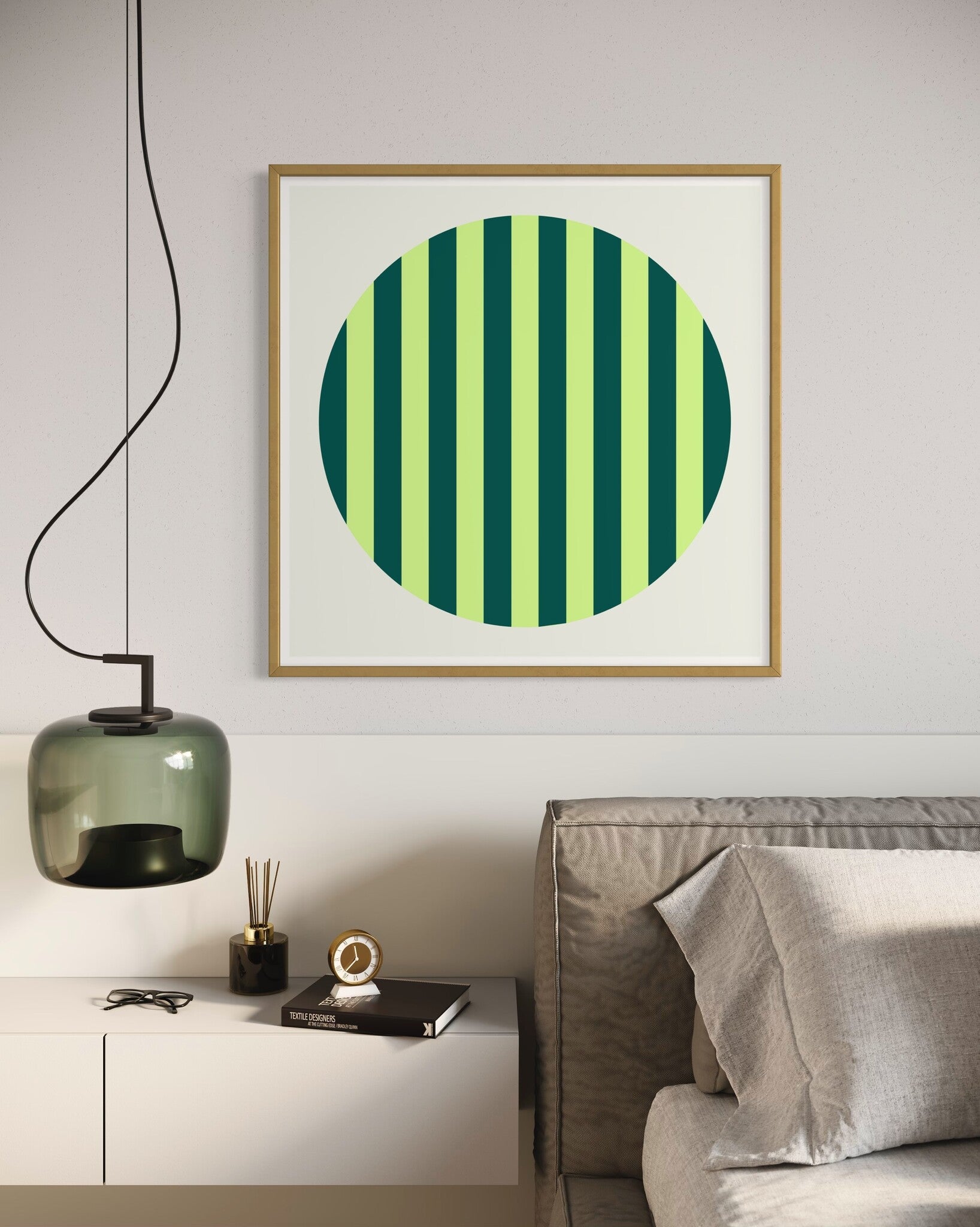 Green Space by Alejandro Franseschini styled in a contemporary interior setting