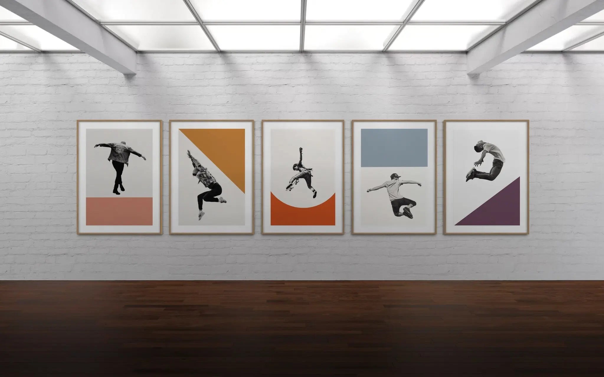 Fit in the Cities 10 by Alejandro Franseschini displayed in a modern living room interior