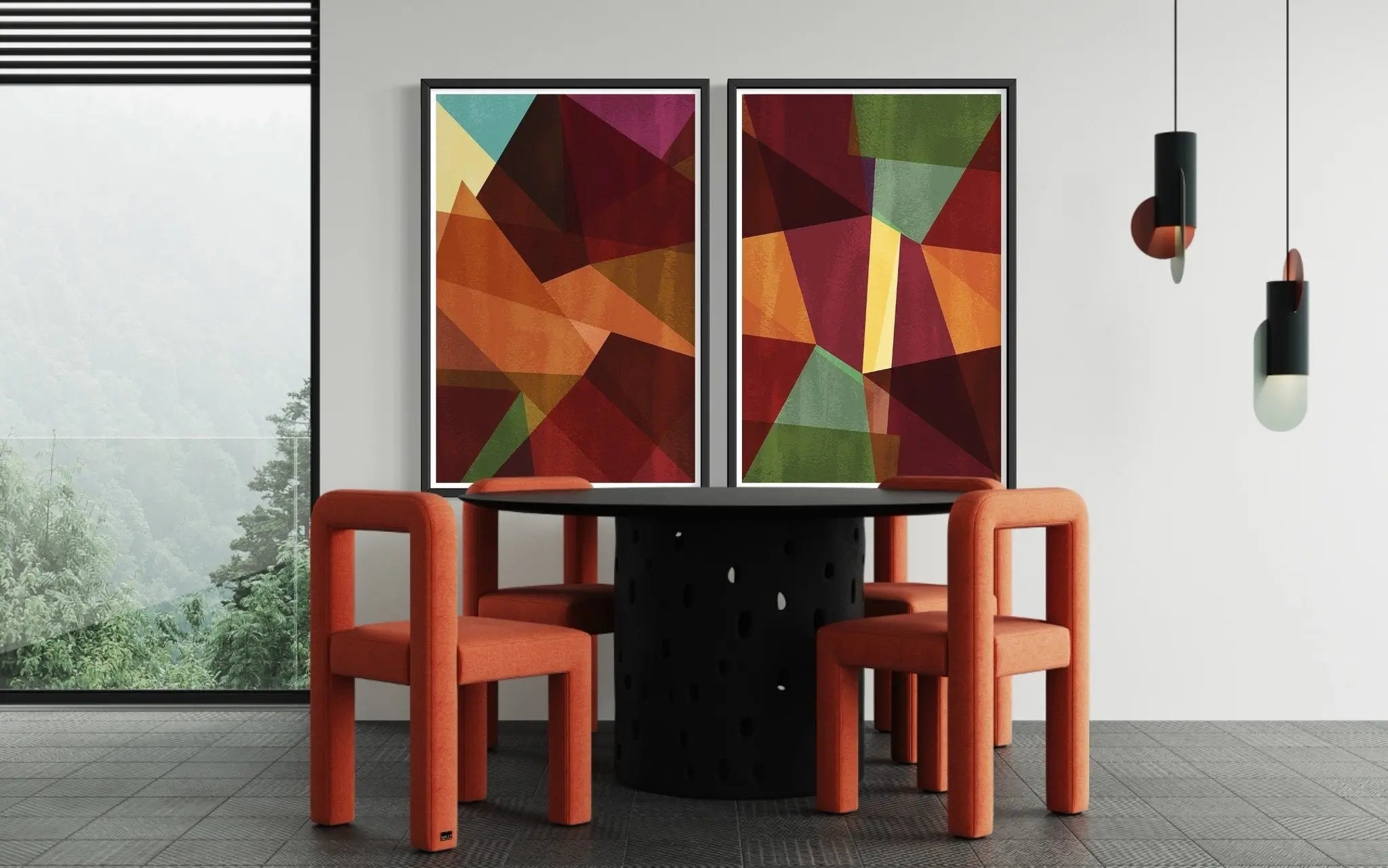 Cristalline II by Alejandro Franseschini displayed in a modern living room interior