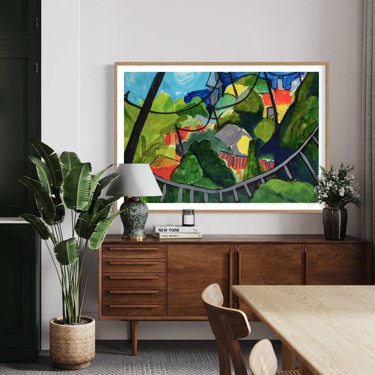 Santa Fe Sur by Evelyn Ogly showcased in a designer room setting