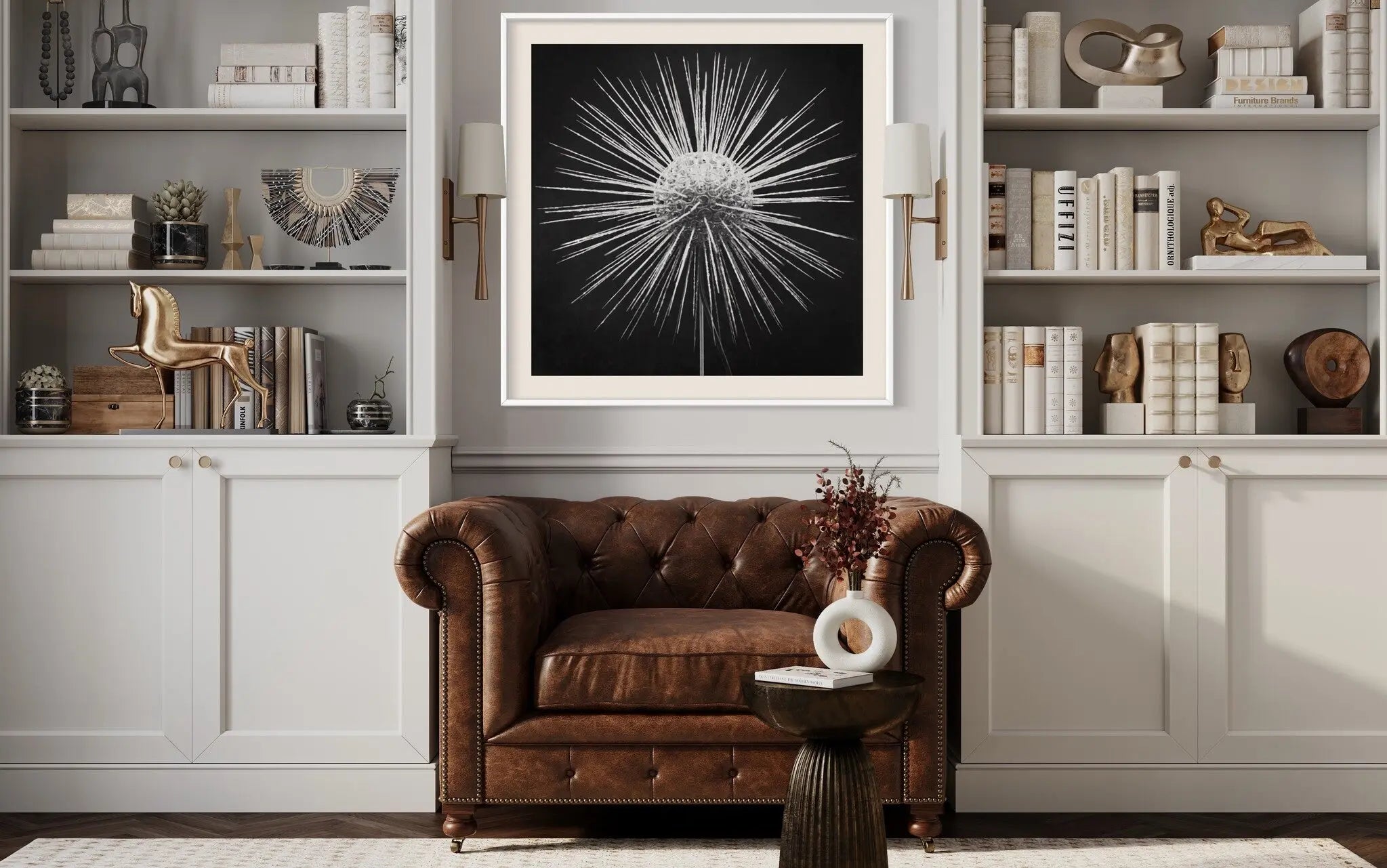 Clathrulina Elegans by Paul Thompson featured in an elegant interior space