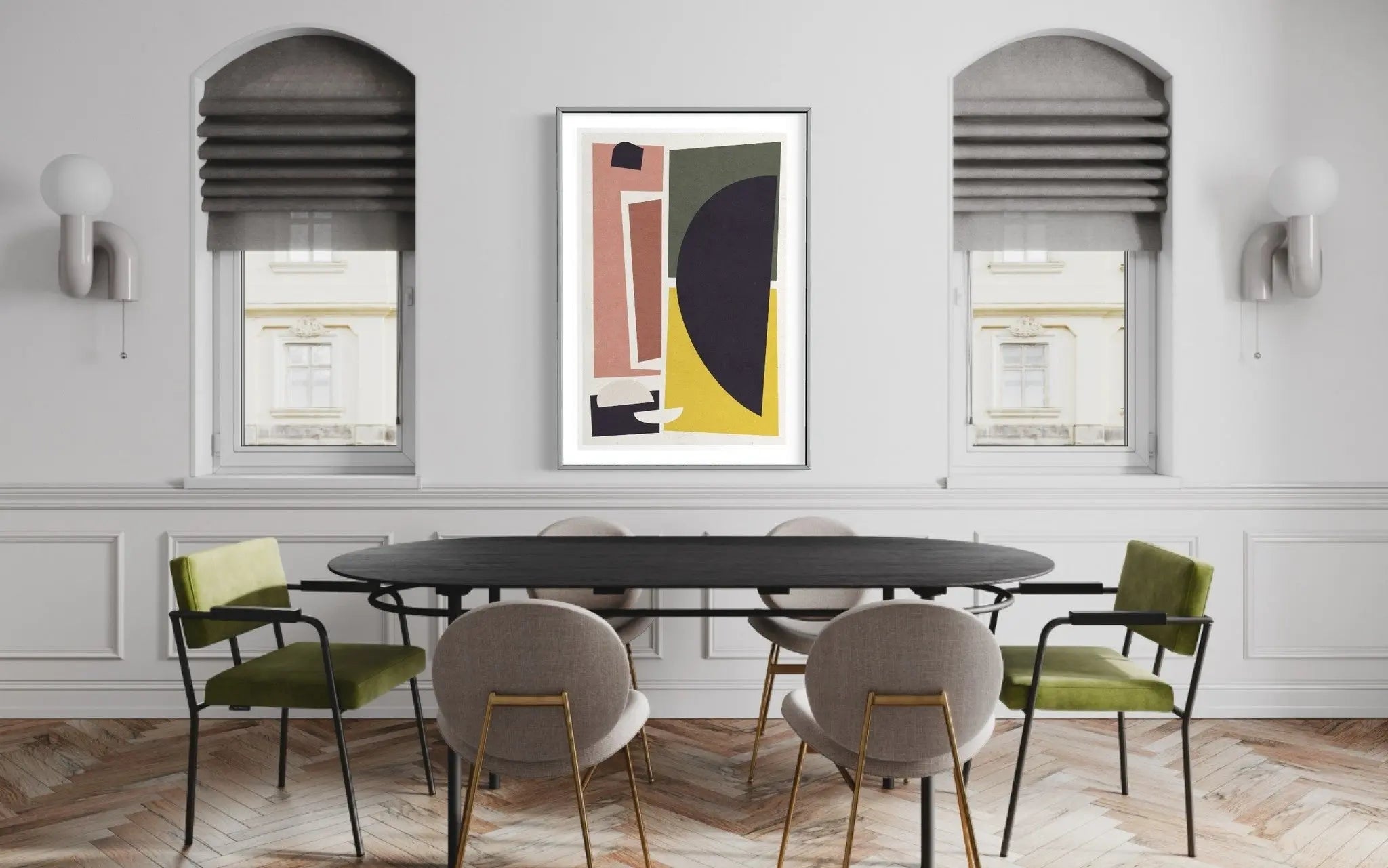 Bossa Nova by Alejandro Franseschini displayed in a modern living room interior