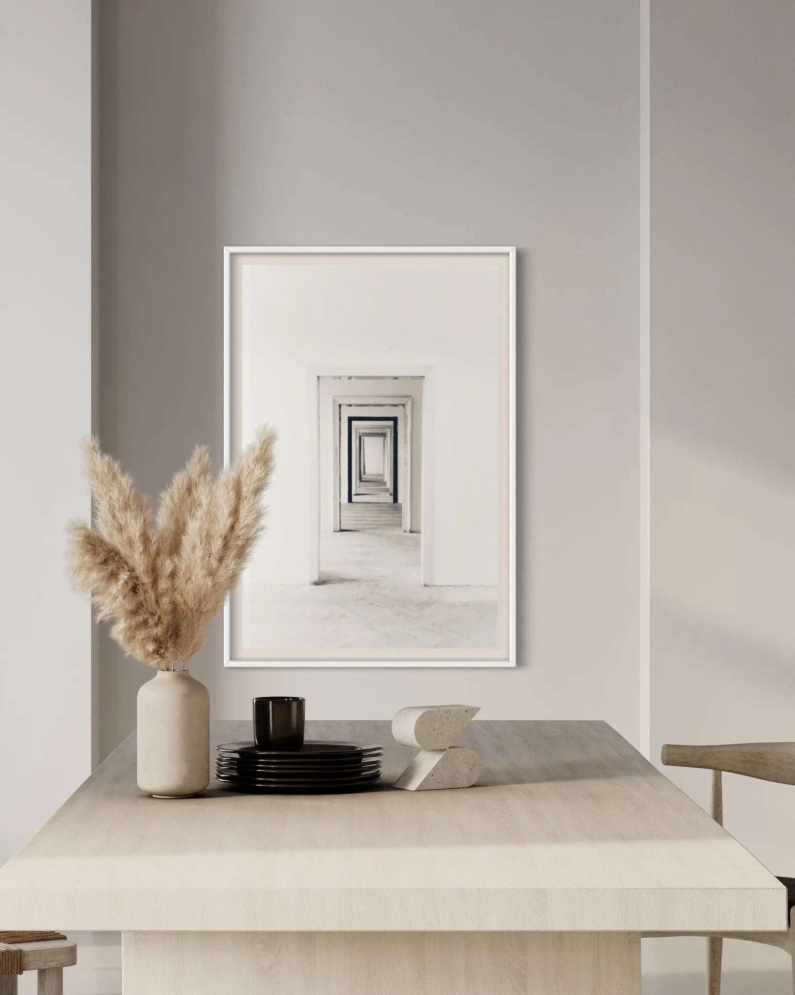 Enfilade by F. Kominik presented in a curated interior design