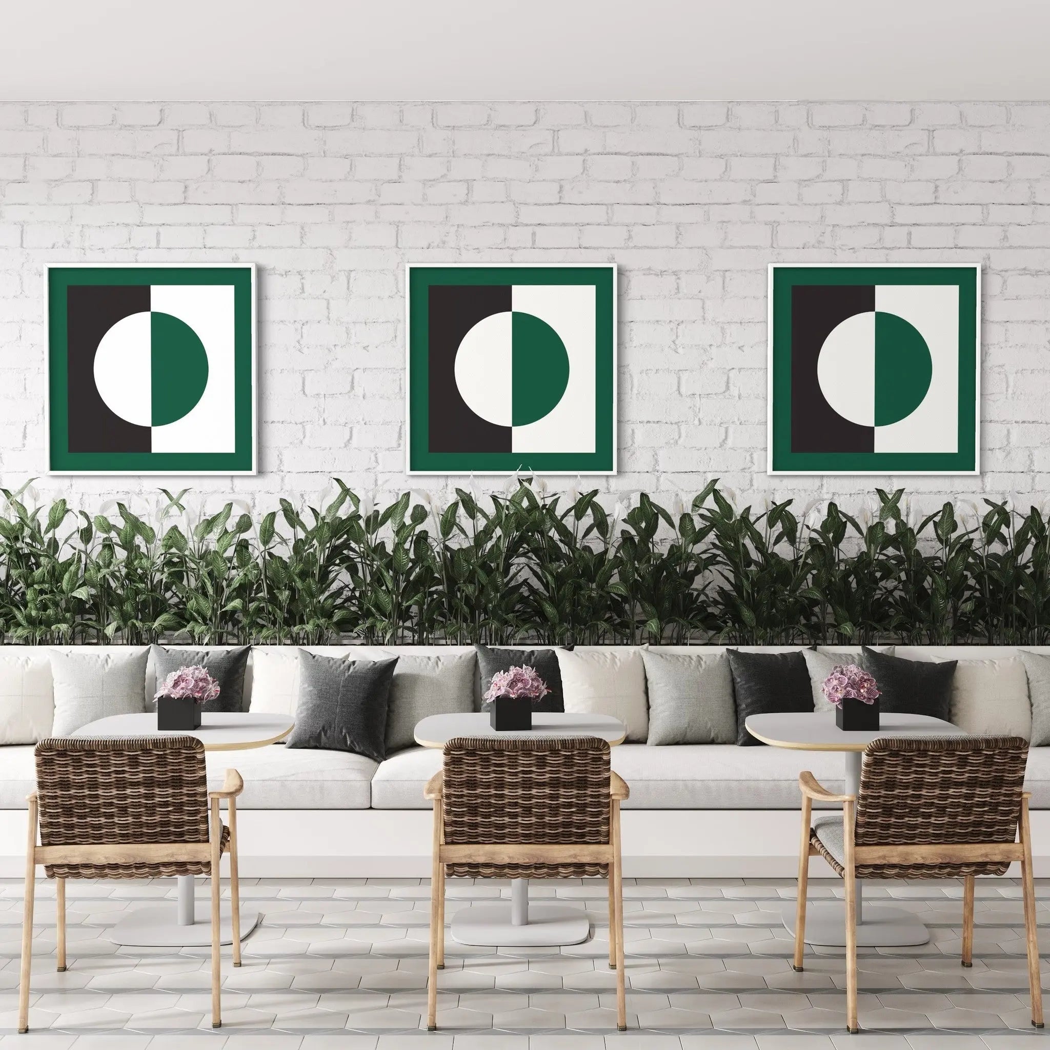 Face To Face by Francesco Alessandrini presented in a curated interior design