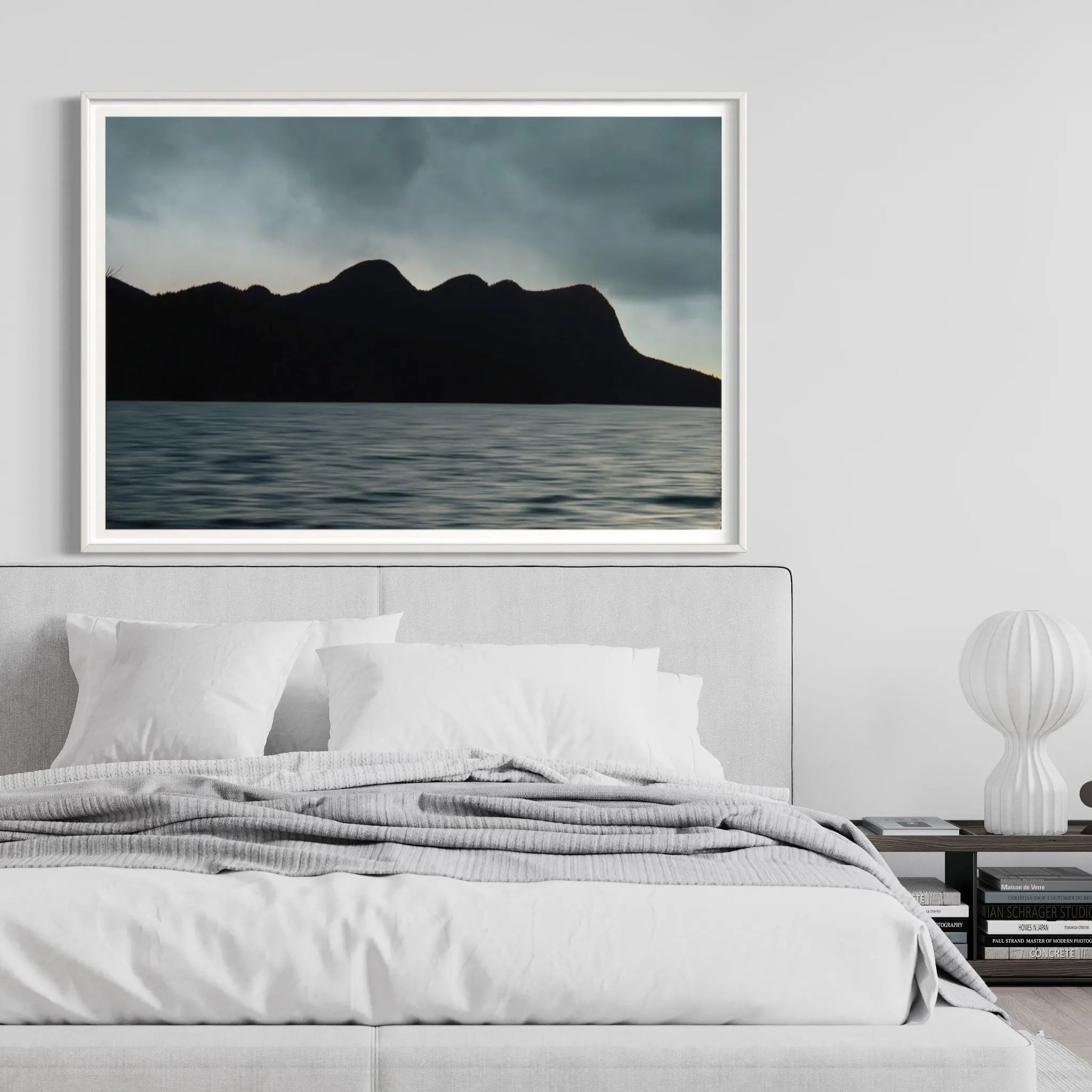 Always on My Mind by Karen Thom displayed in a modern living room interior