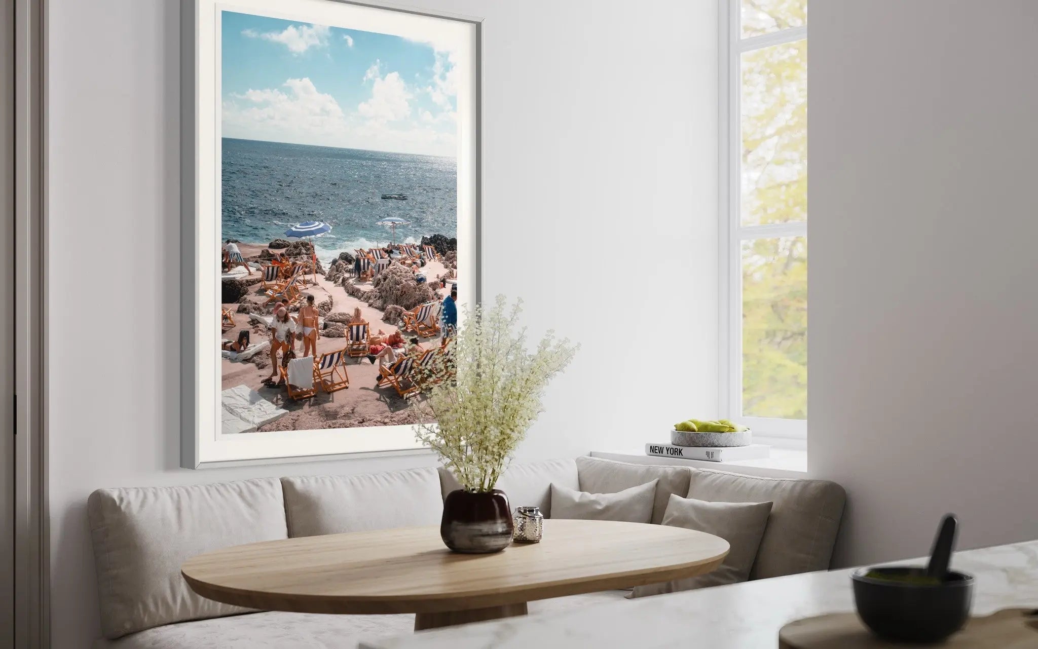 Farniente by W. Truettner displayed in a modern living room interior