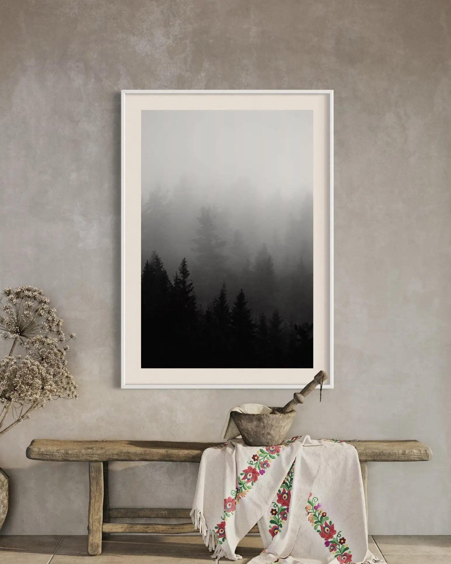 Study 05 by P. Hendry displayed in a modern living room interior