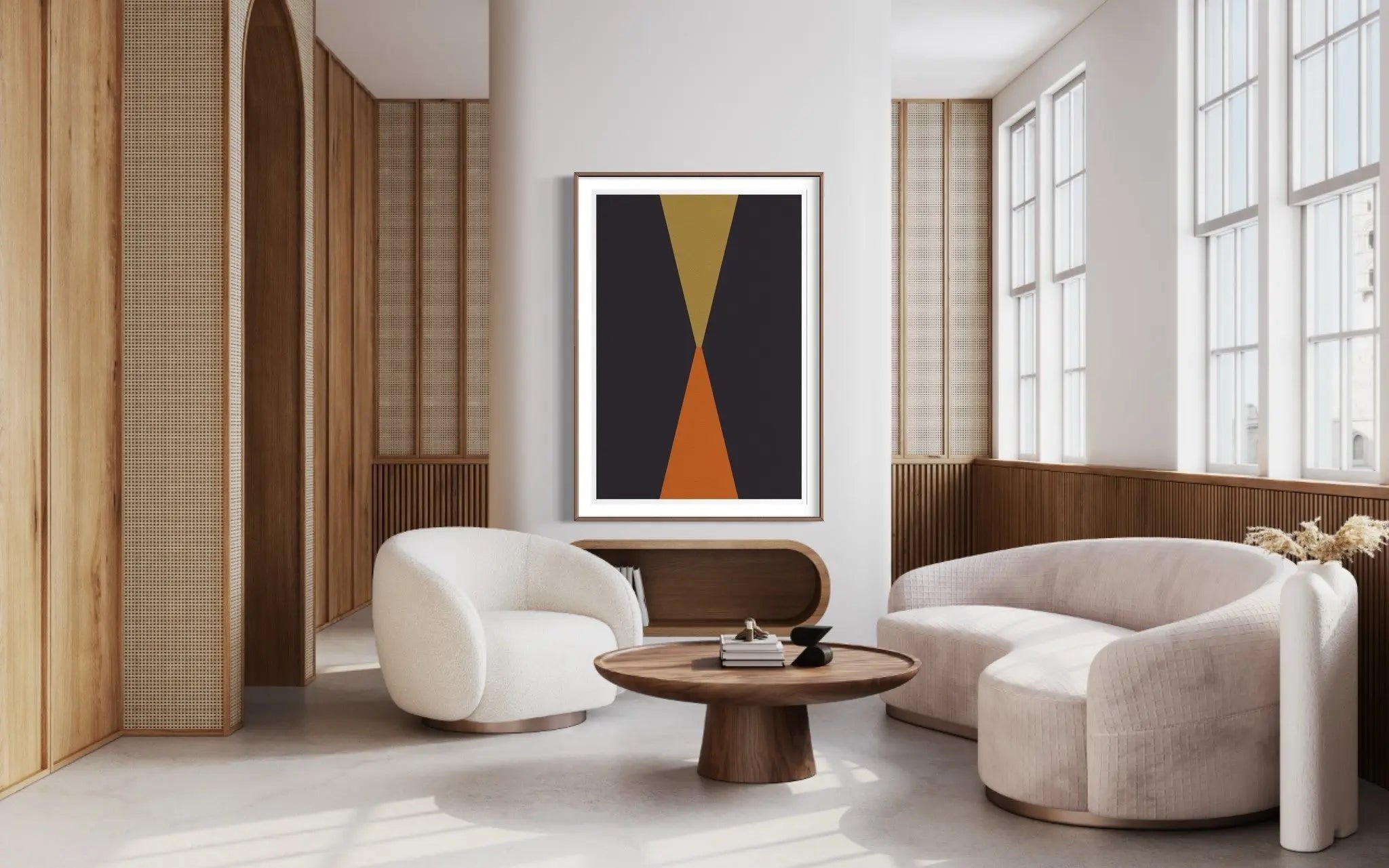 Time Is All We Have by Francesco Alessandrini shown in a minimalist home decor setting