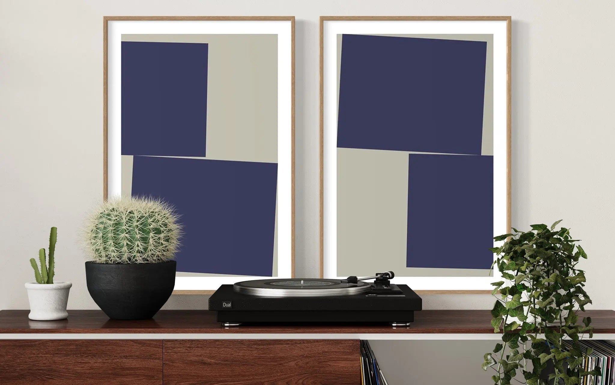 Untitled 250 by Pedro Nuka showcased in a designer room setting