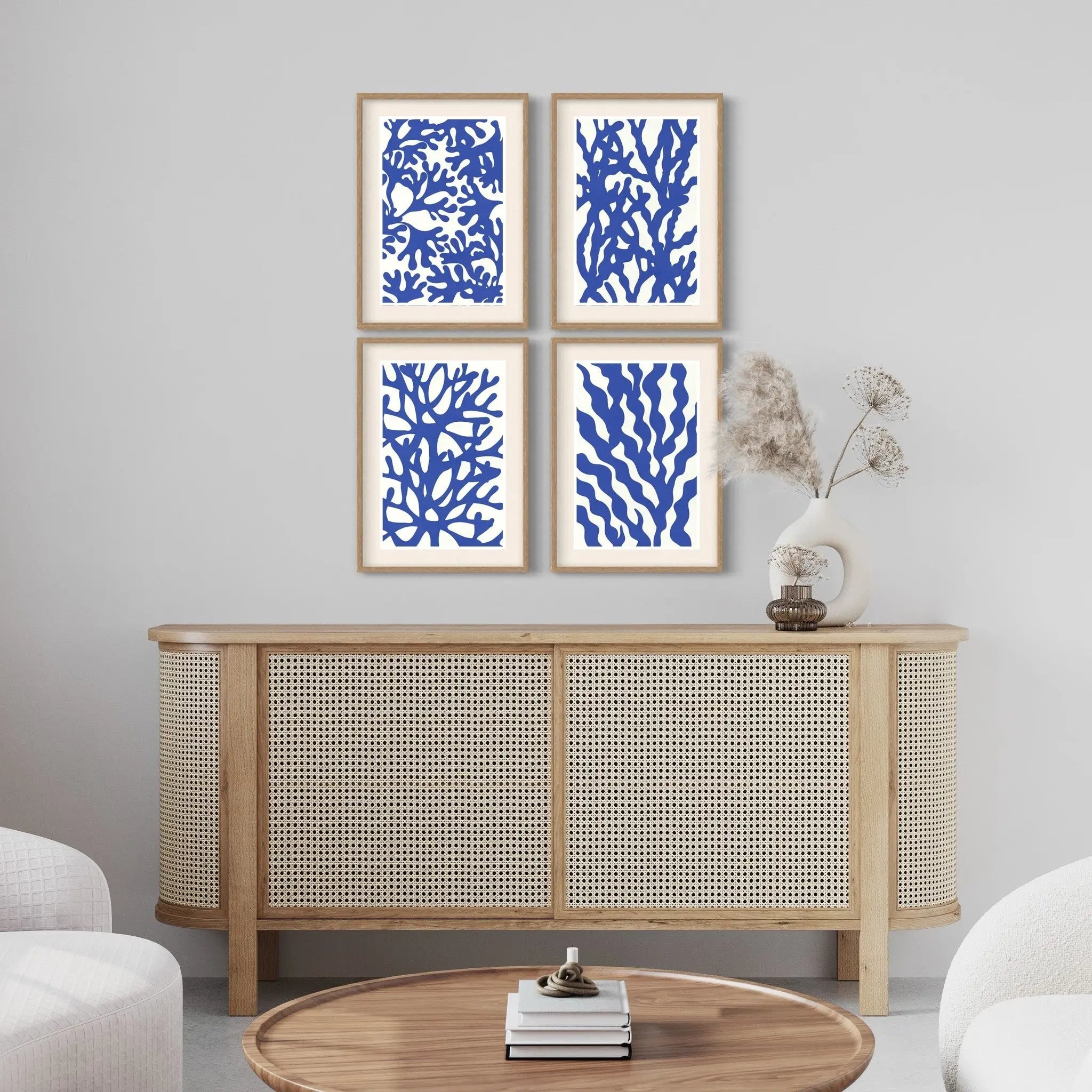 Sea Flora 2 by Alejandro Franseschini showcased in a designer room setting
