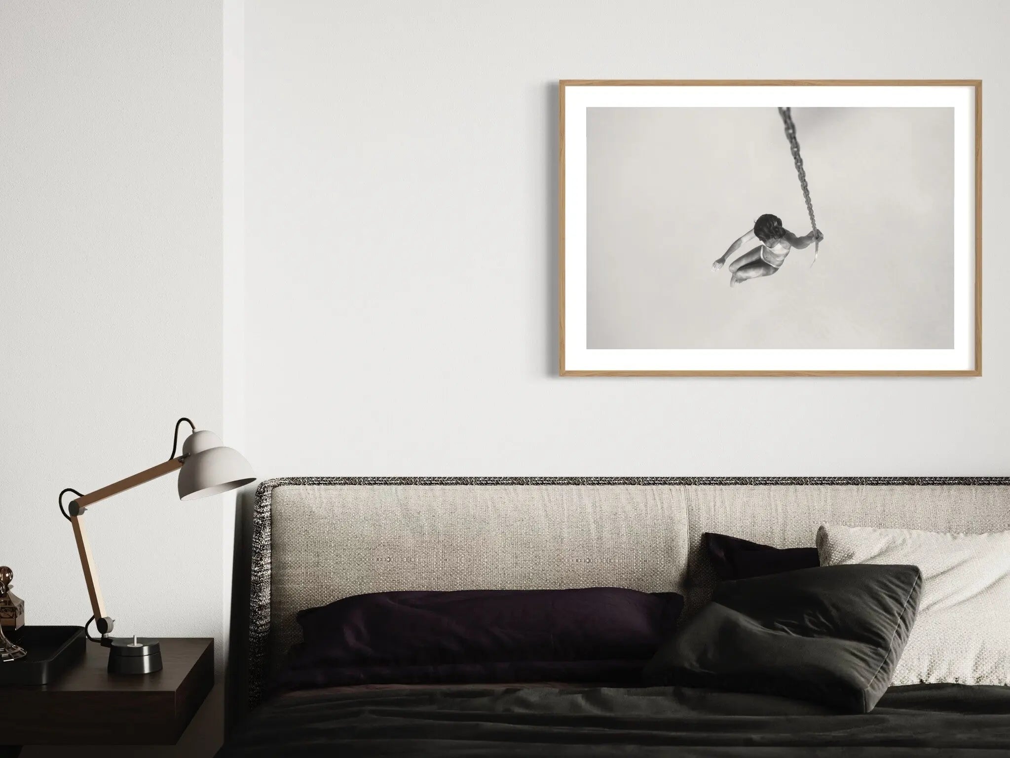 Swing by Enric Gener styled in a contemporary interior setting