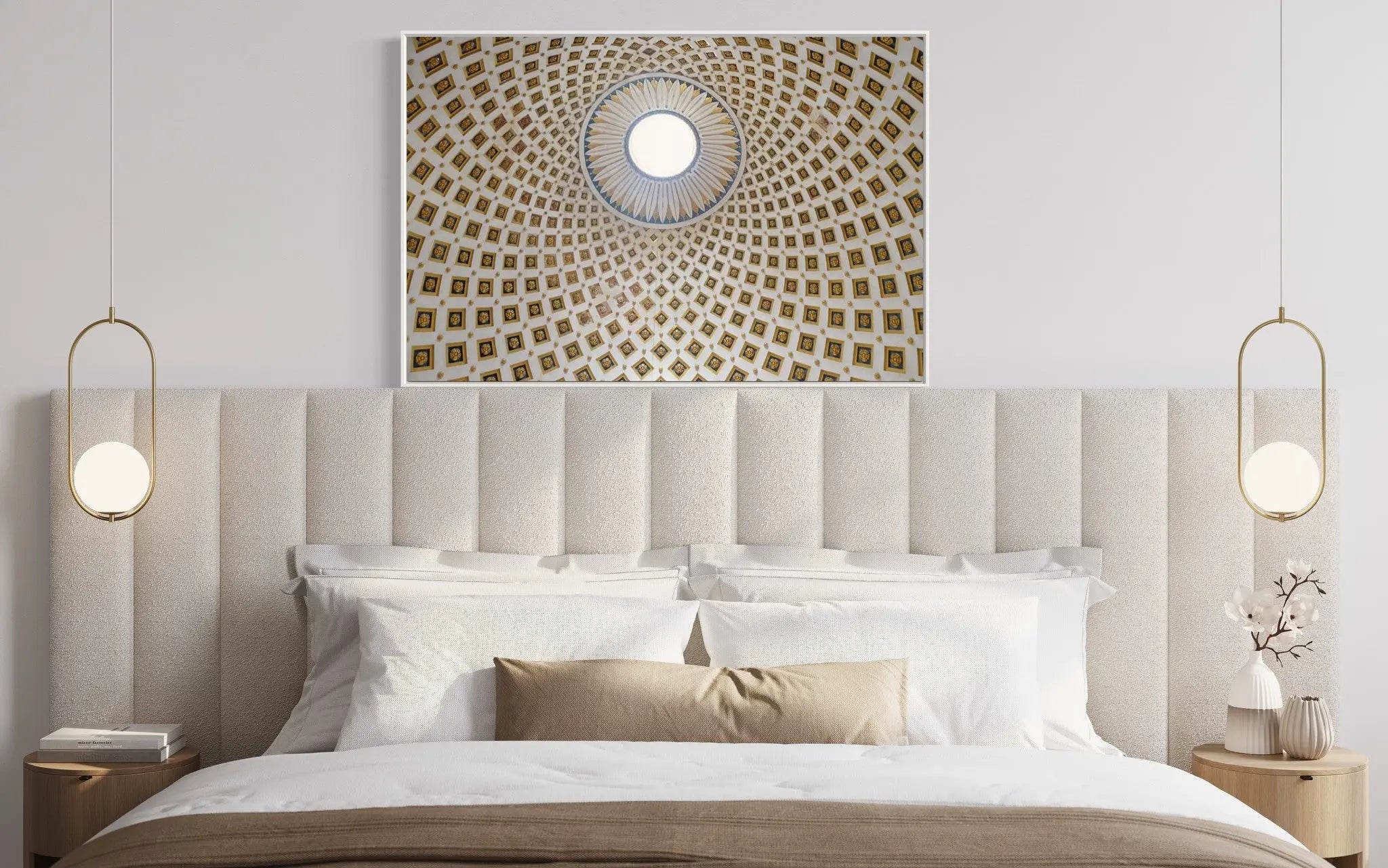 Converging Dome styled in a contemporary interior setting
