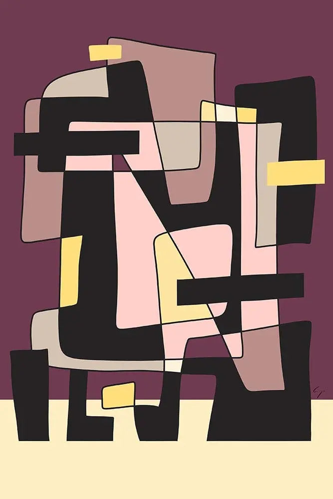 Abstract Geometric 5 by Yolanda Carbayo, fine art paper print, The Picturalist