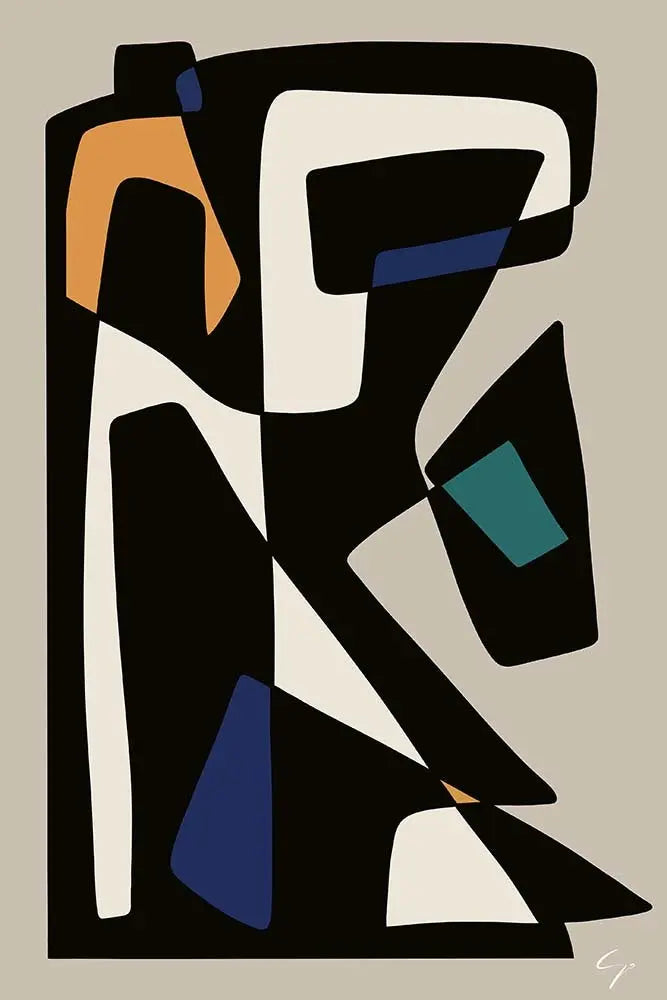 Abstract Geometric 4 by Yolanda Carbayo, fine art paper print, The Picturalist