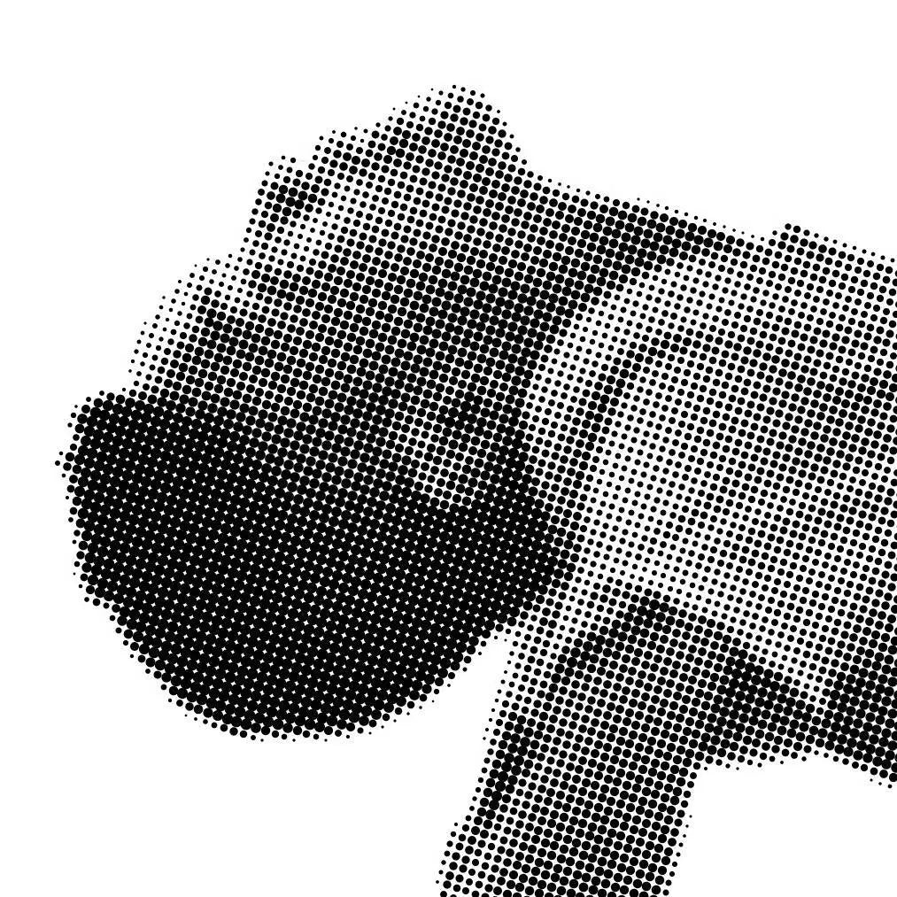 Detail close-up of Youth in the Cities 3 by Alejandro Franseschini, fine art paper print
