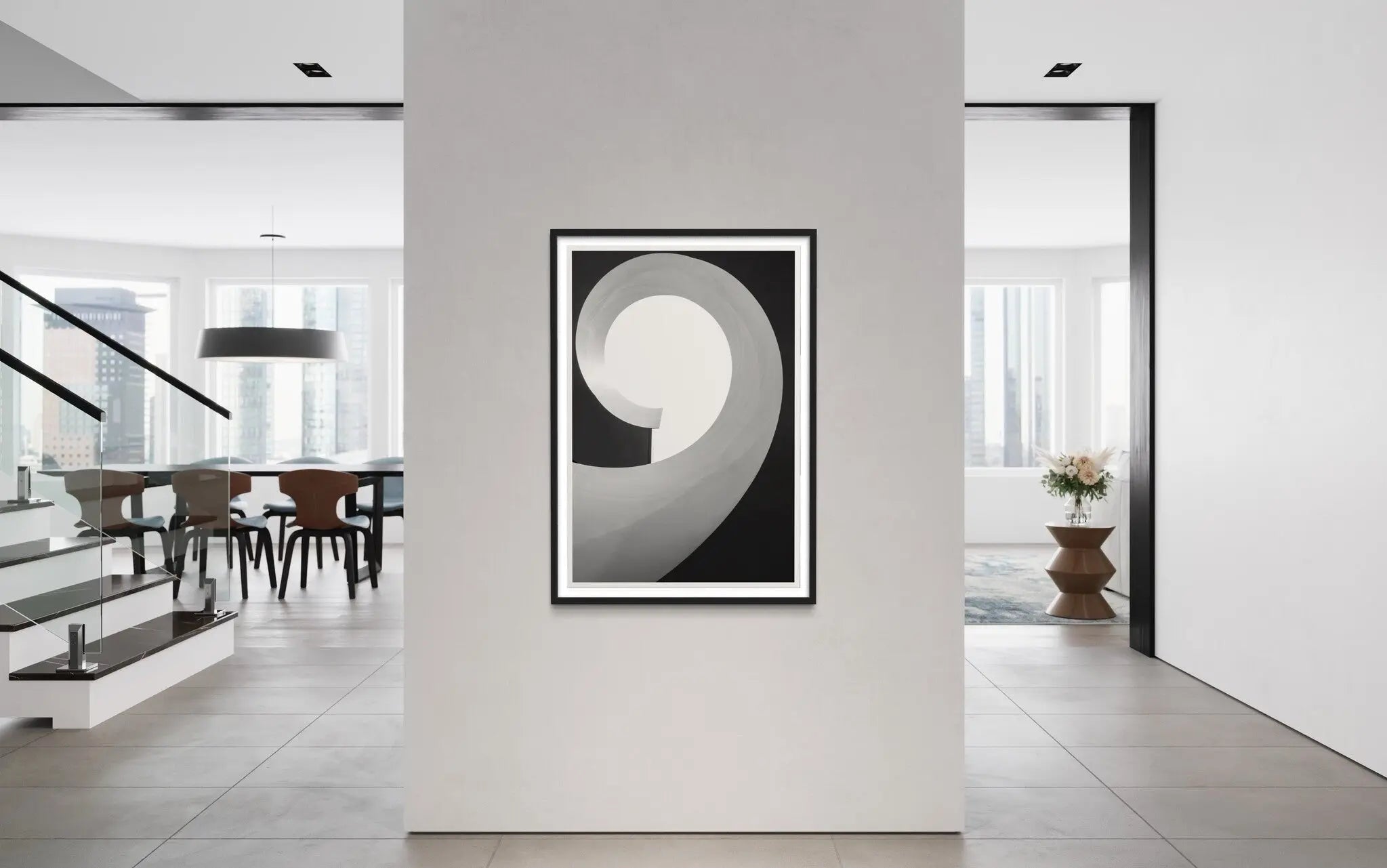 Helix by M. Lao styled in a contemporary interior setting