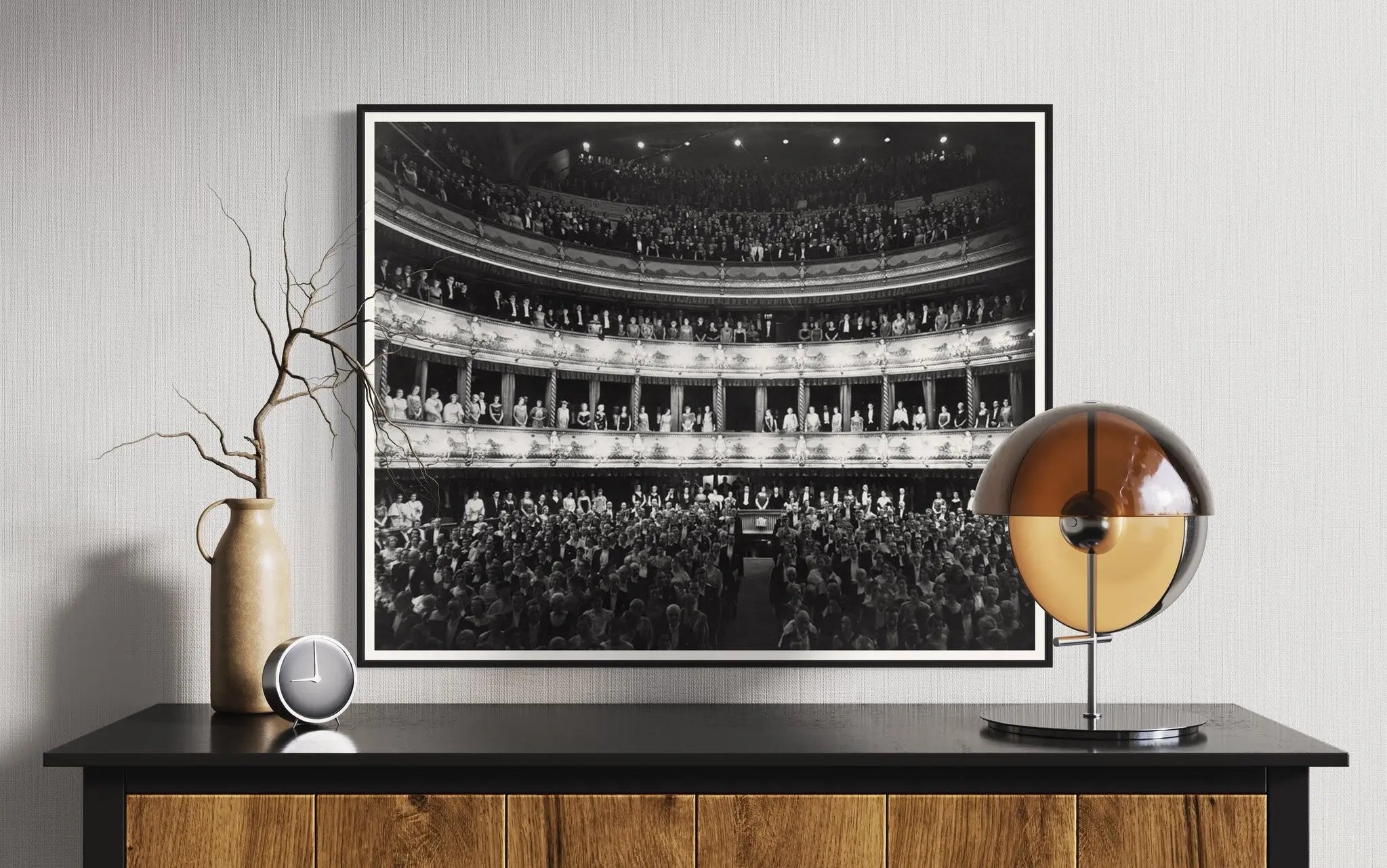 First Nighters 1925 at Royal Opera House displayed in a modern living room interior