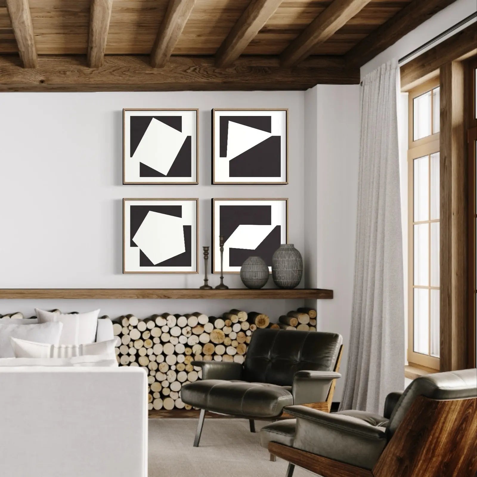 Moderna 4 by Alejandro Franseschini styled in a contemporary interior setting