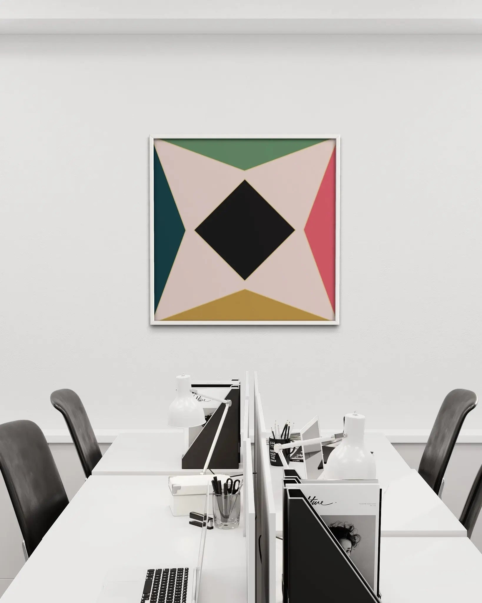 Rombo by Alejandro Franseschini styled in a contemporary interior setting