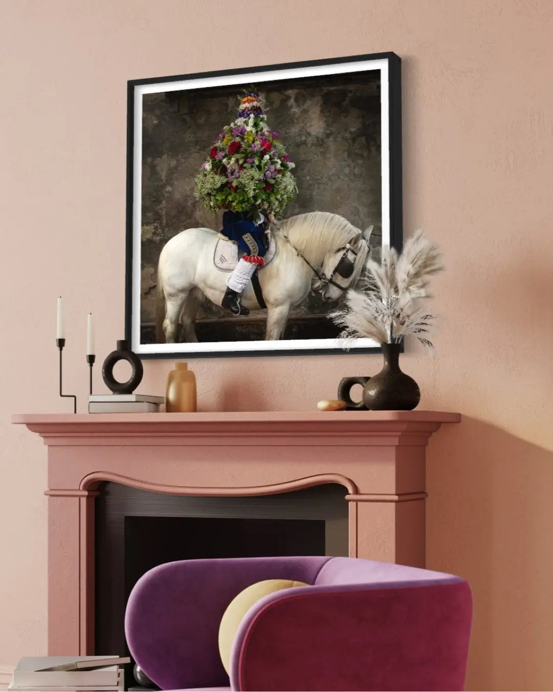 Garland Day in Castleton by Dan Kitwood showcased in a designer room setting