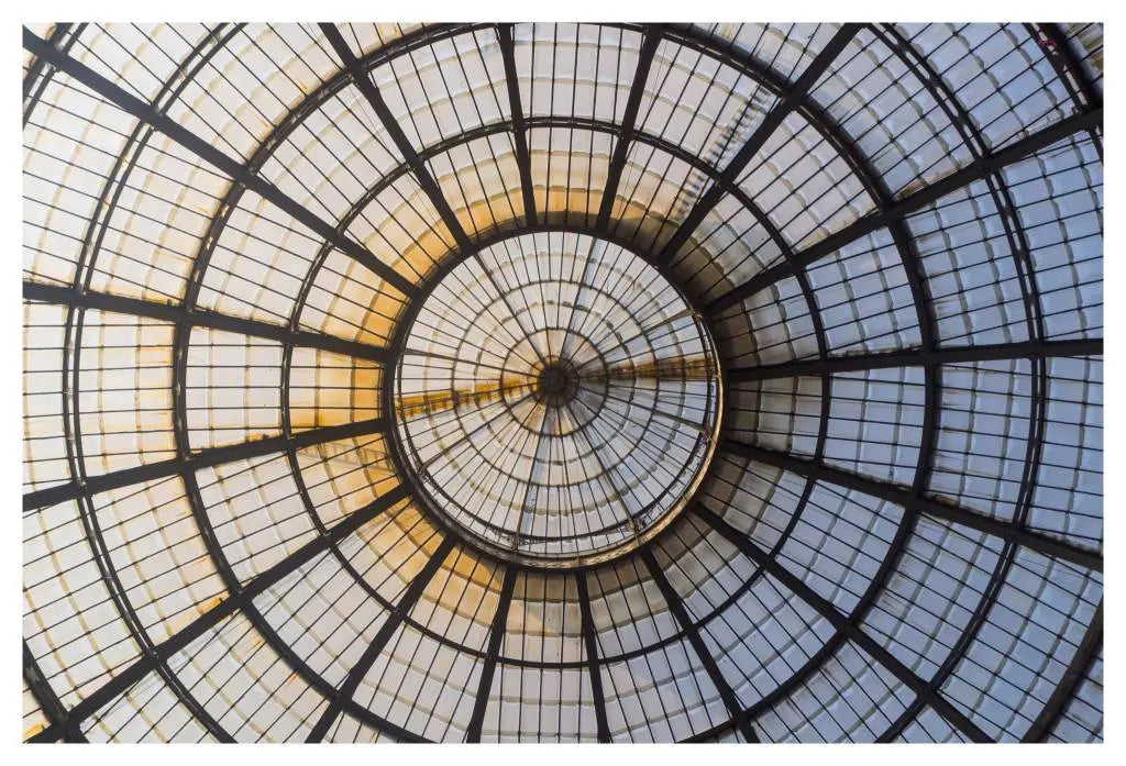 Glass Dome by J. Shaw, metal print, The Picturalist