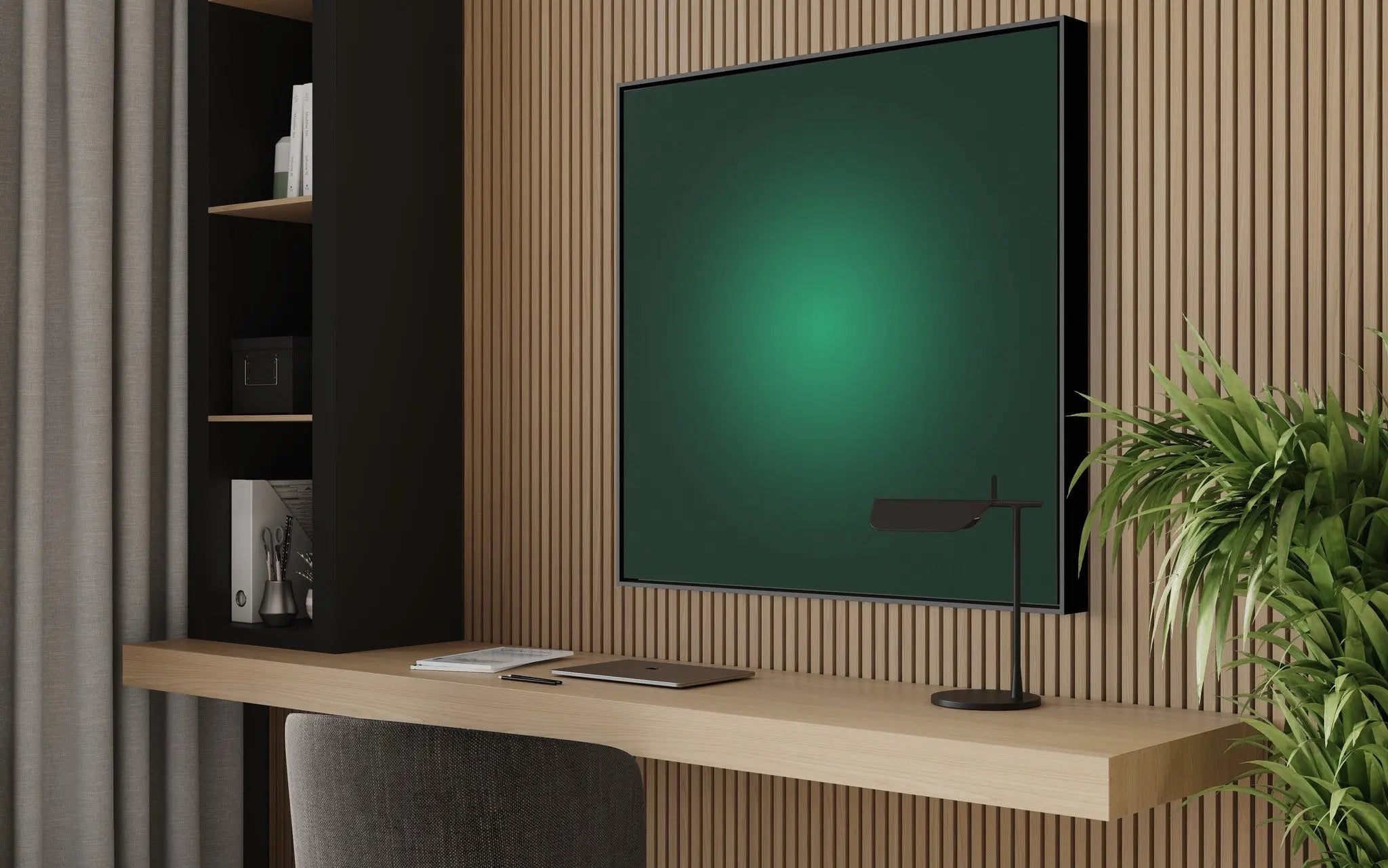 Emerald Halo by Alejandro Franseschini styled in a contemporary interior setting