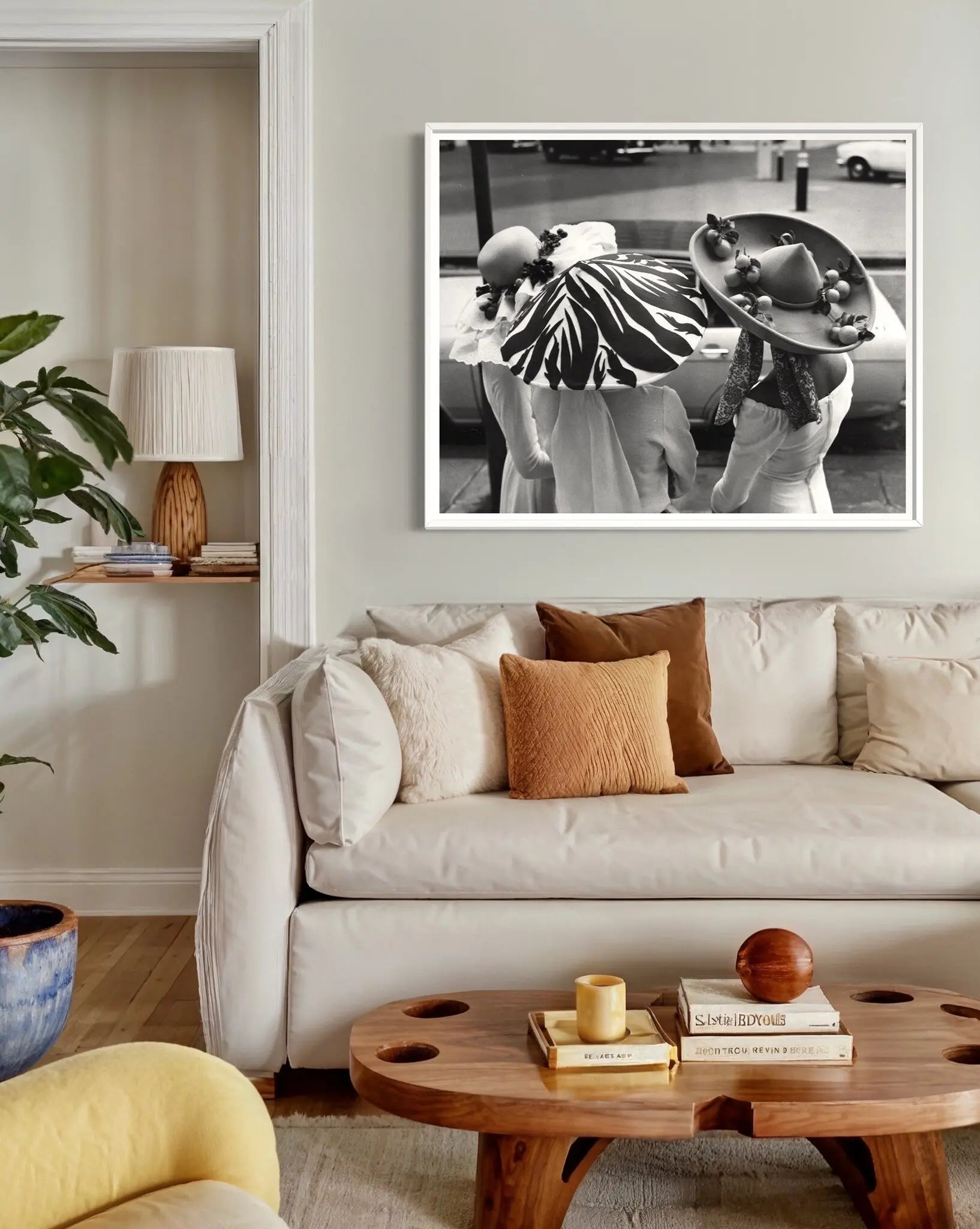 Easter Bonnets by Sydney O'Meara featured in an elegant interior space
