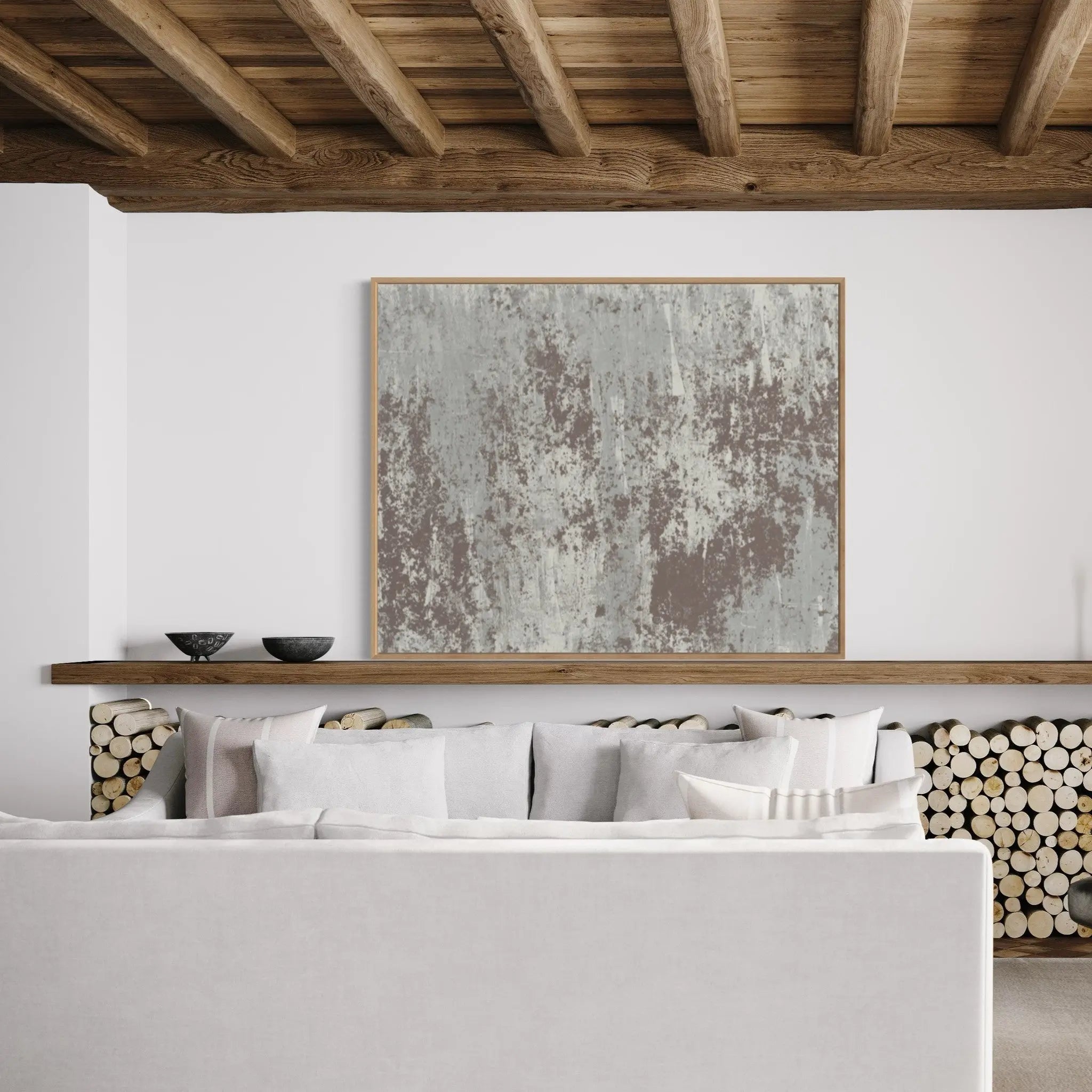 The Selknam Ascention 3 by Evelyn Ogly featured in an elegant interior space