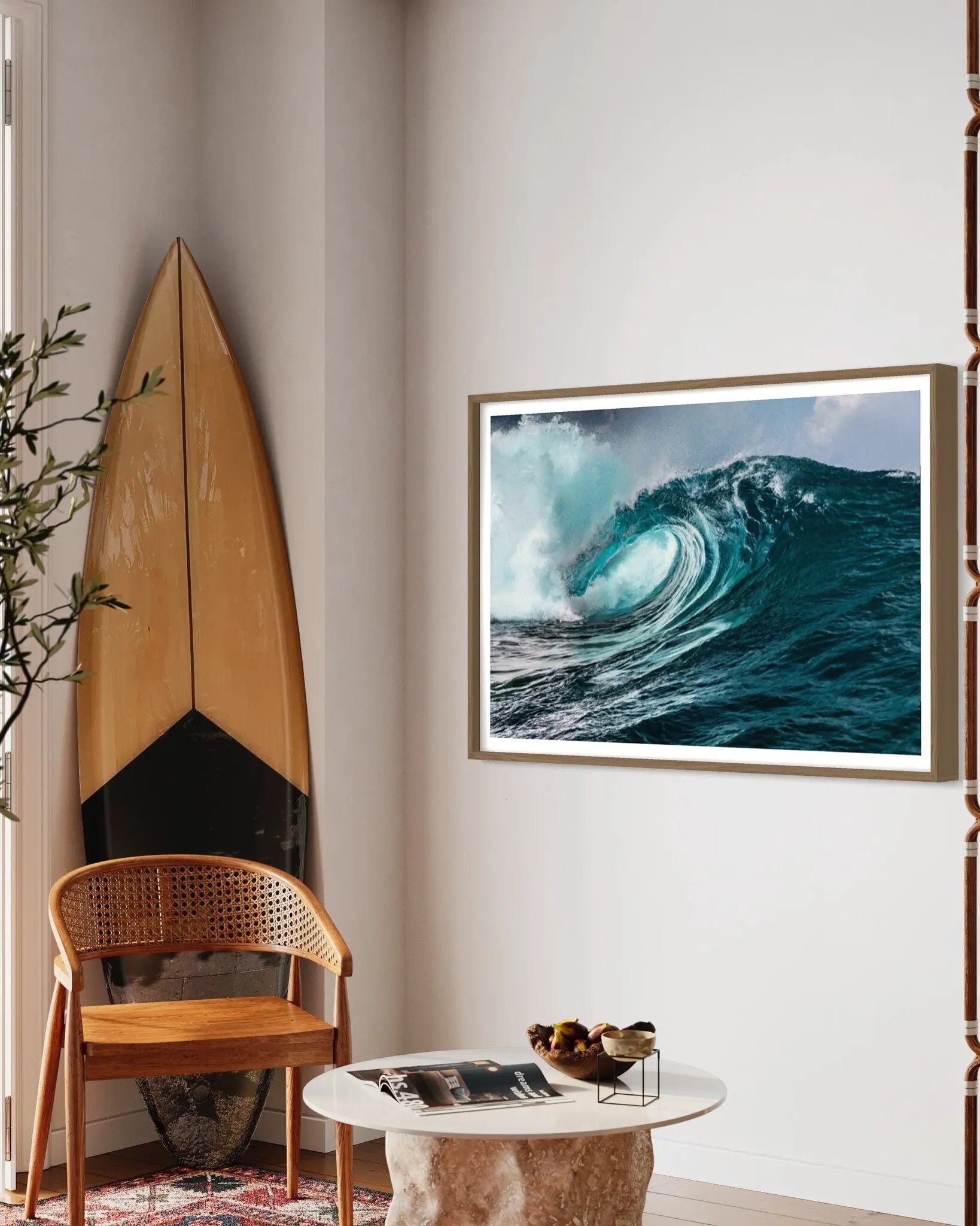 Teahuppo at The Line by Stephan Debelle presented in a curated interior design