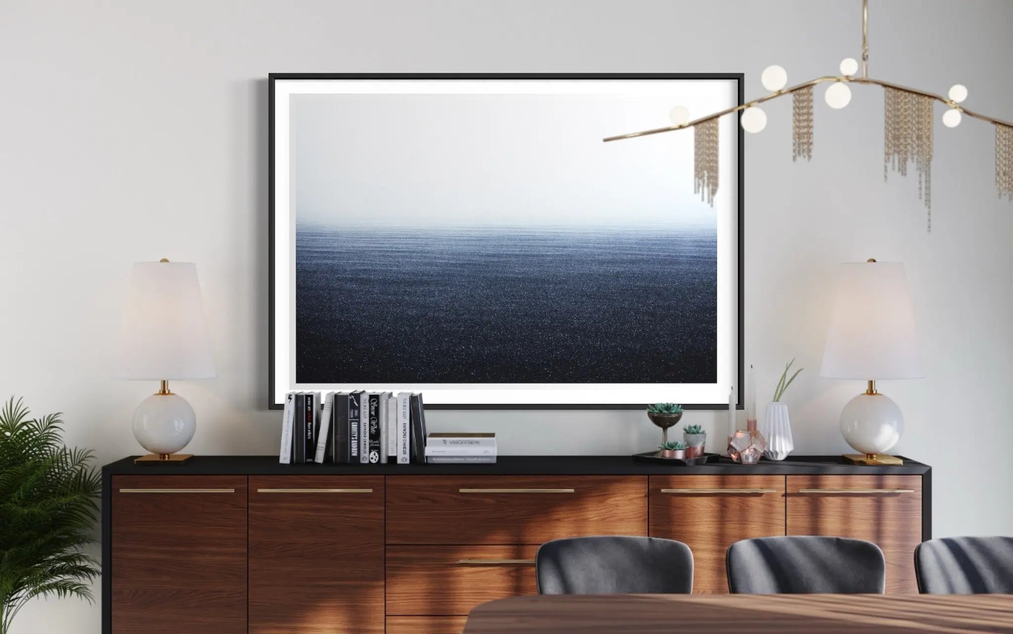 El Mar by Enric Gener showcased in a designer room setting
