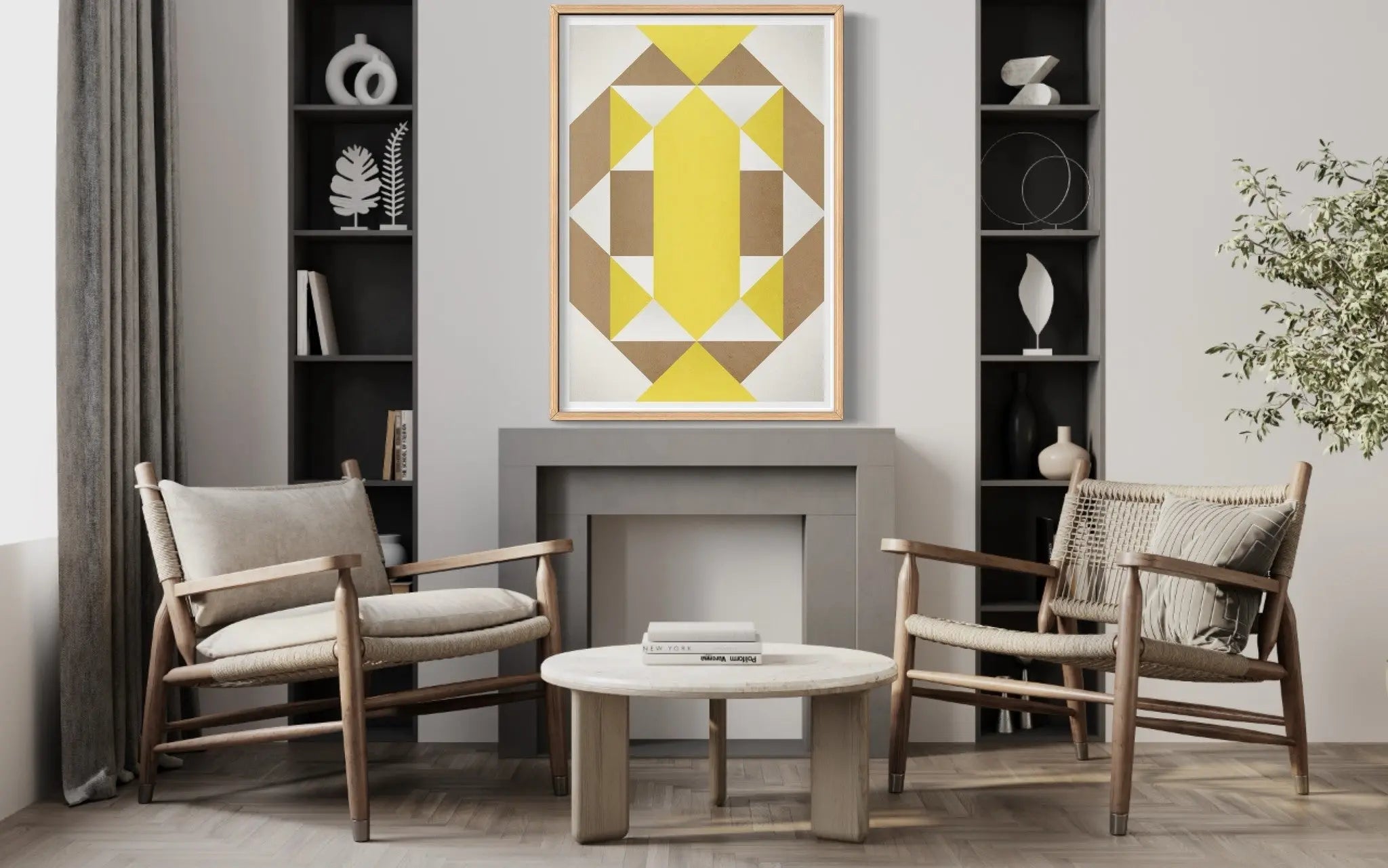 Tribal by Alejandro Franseschini styled in a contemporary interior setting