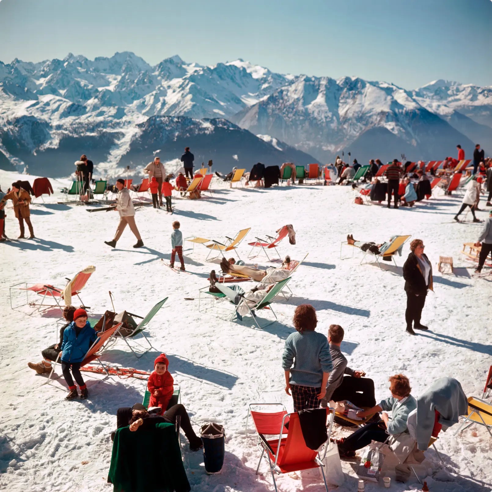 Verbier Vacation by Slim Aarons, fine art print, The Picturalist