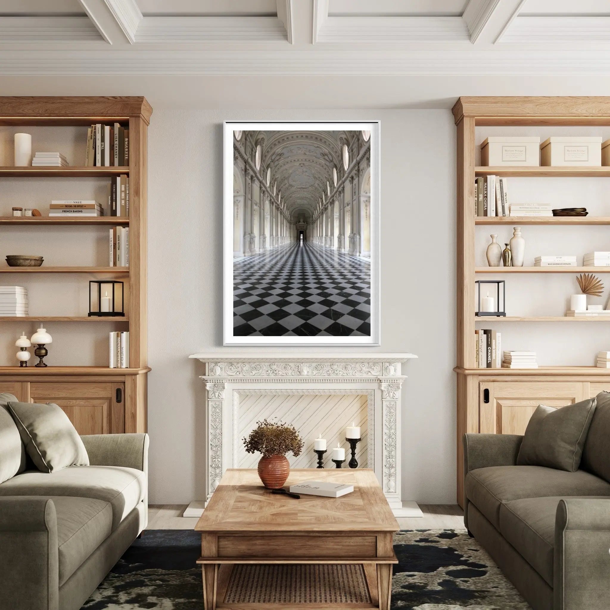Pomp And Circumstance by R. Rivera showcased in a designer room setting