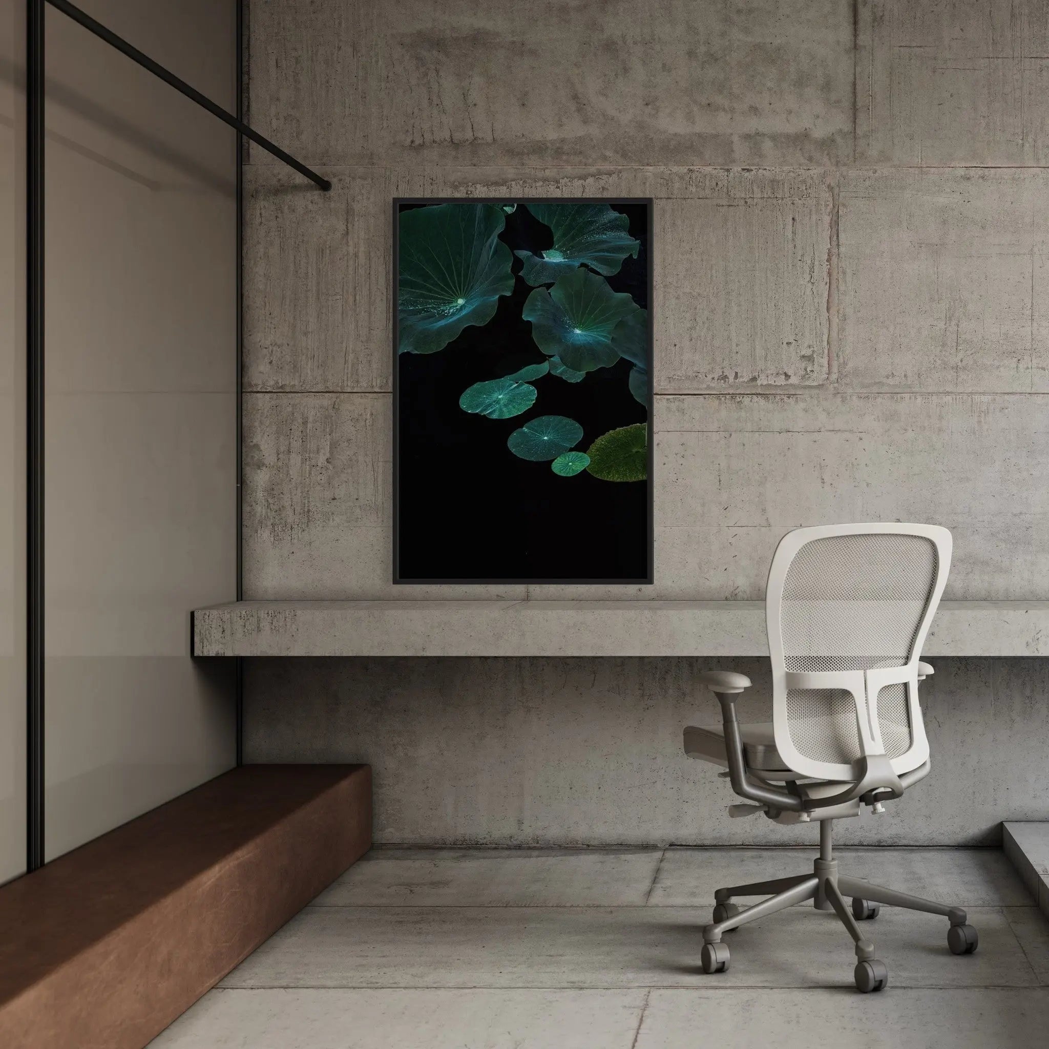 Flying Lotus by Ana Bonet displayed in a modern living room interior